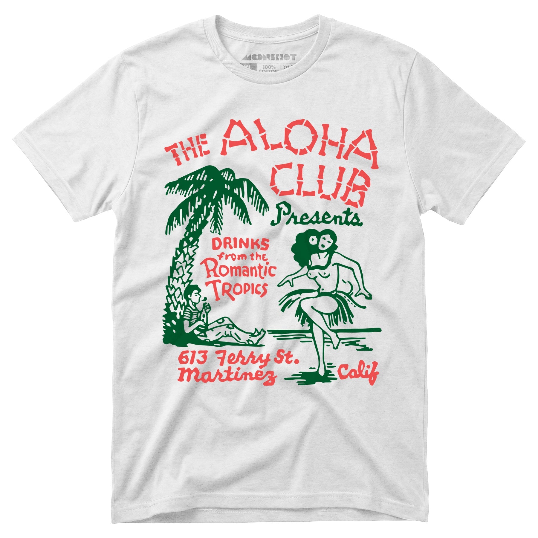 The Aloha Club - Martinez, CA - Vintage Tiki Bar - Unisex T-Shirt