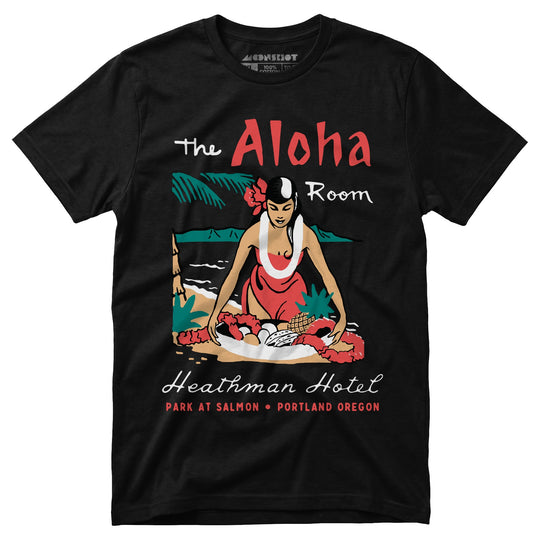 The Aloha Room - Portland, OR - Vintage Tiki Bar - Unisex T-Shirt