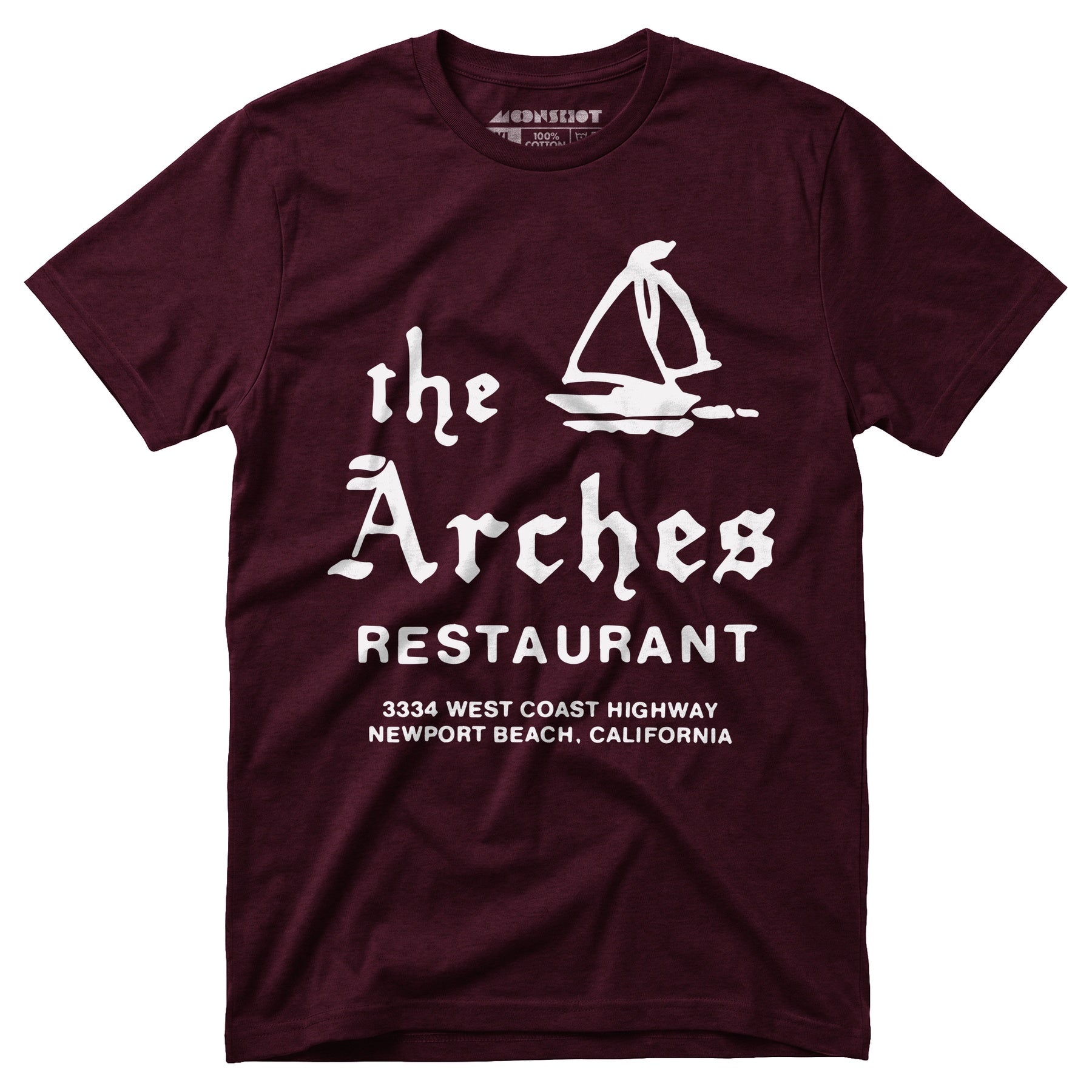 The Arches - Newport Beach, CA - Vintage Restaurant - Unisex T-Shirt