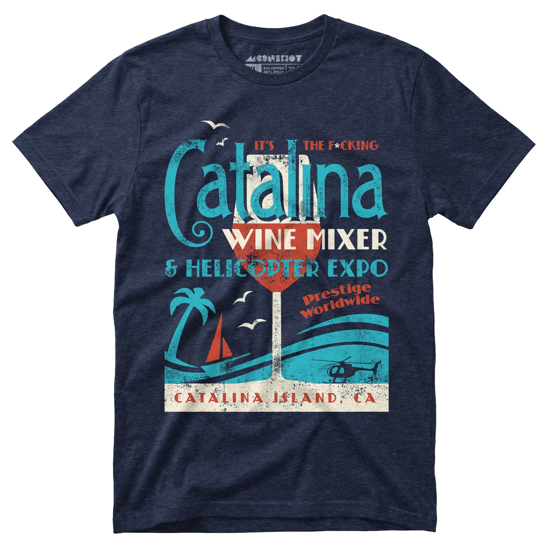 The Catalina Wine Mixer & Helicopter Expo - Unisex T-Shirt