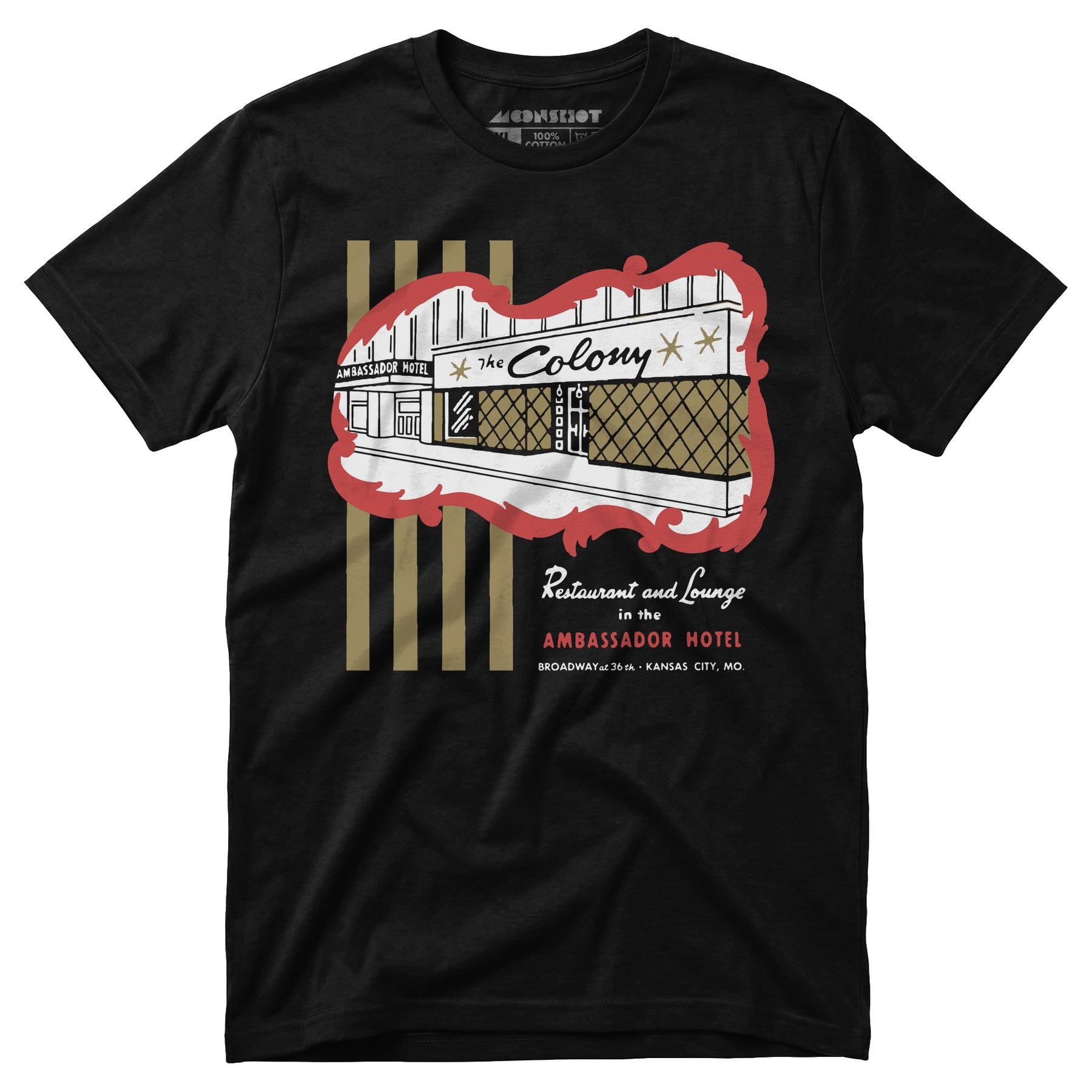 The Colony - Kansas City, MO - Vintage Restaurant - Unisex T-Shirt