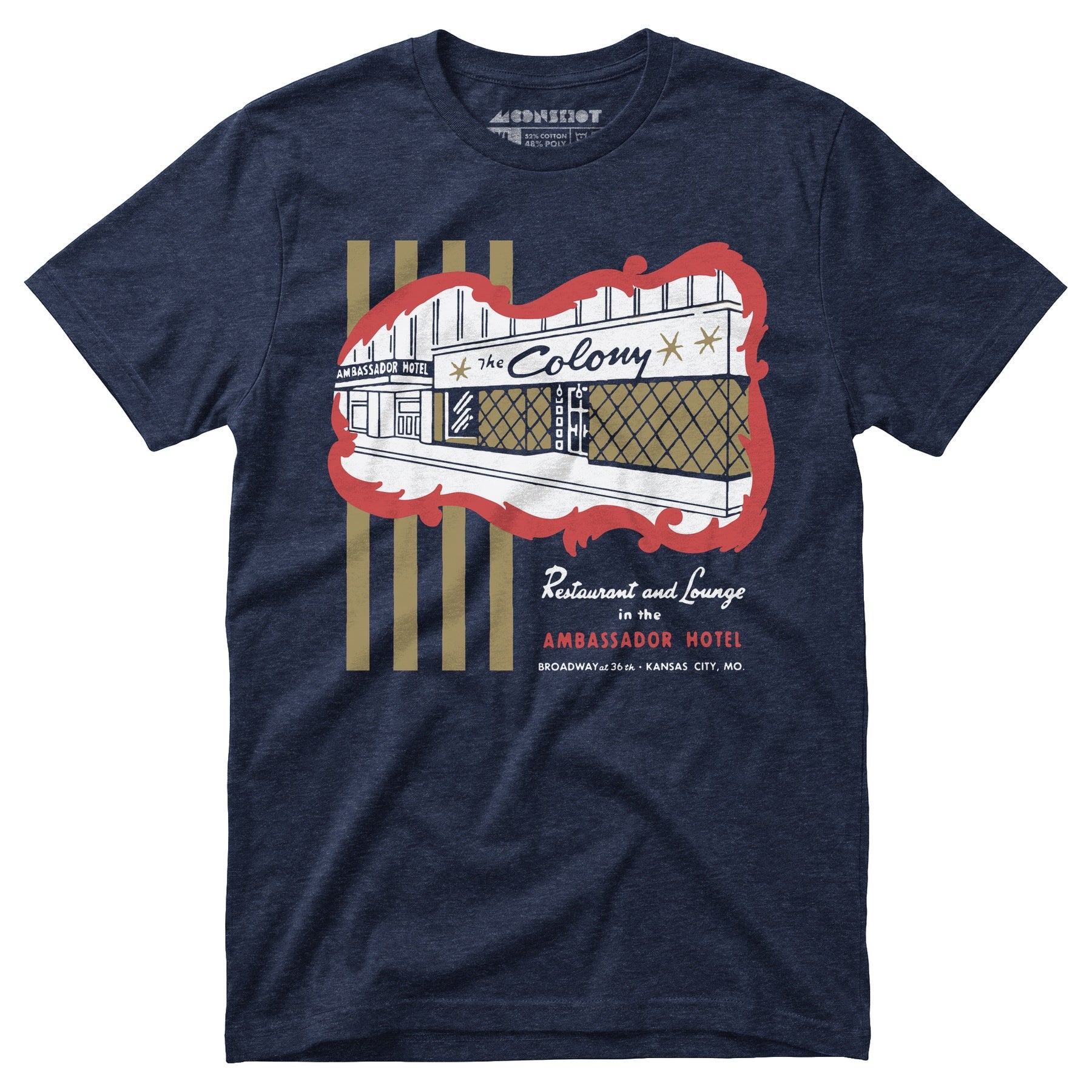 The Colony - Kansas City, MO - Vintage Restaurant - Unisex T-Shirt
