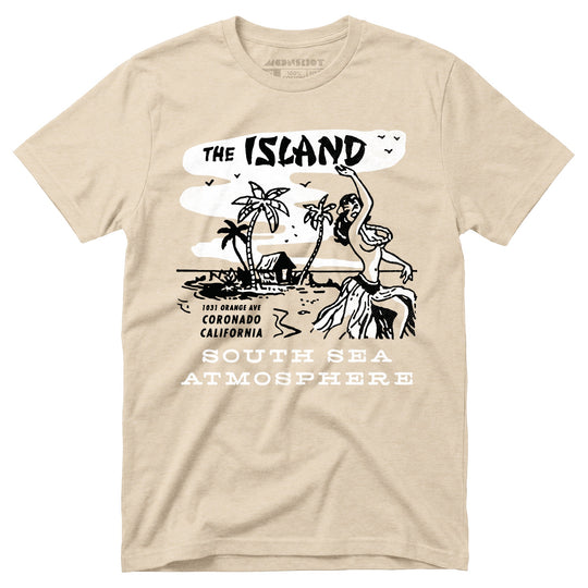 The Island Cafe v2 - Coronado, CA - Vintage Tiki Bar - Unisex T-Shirt