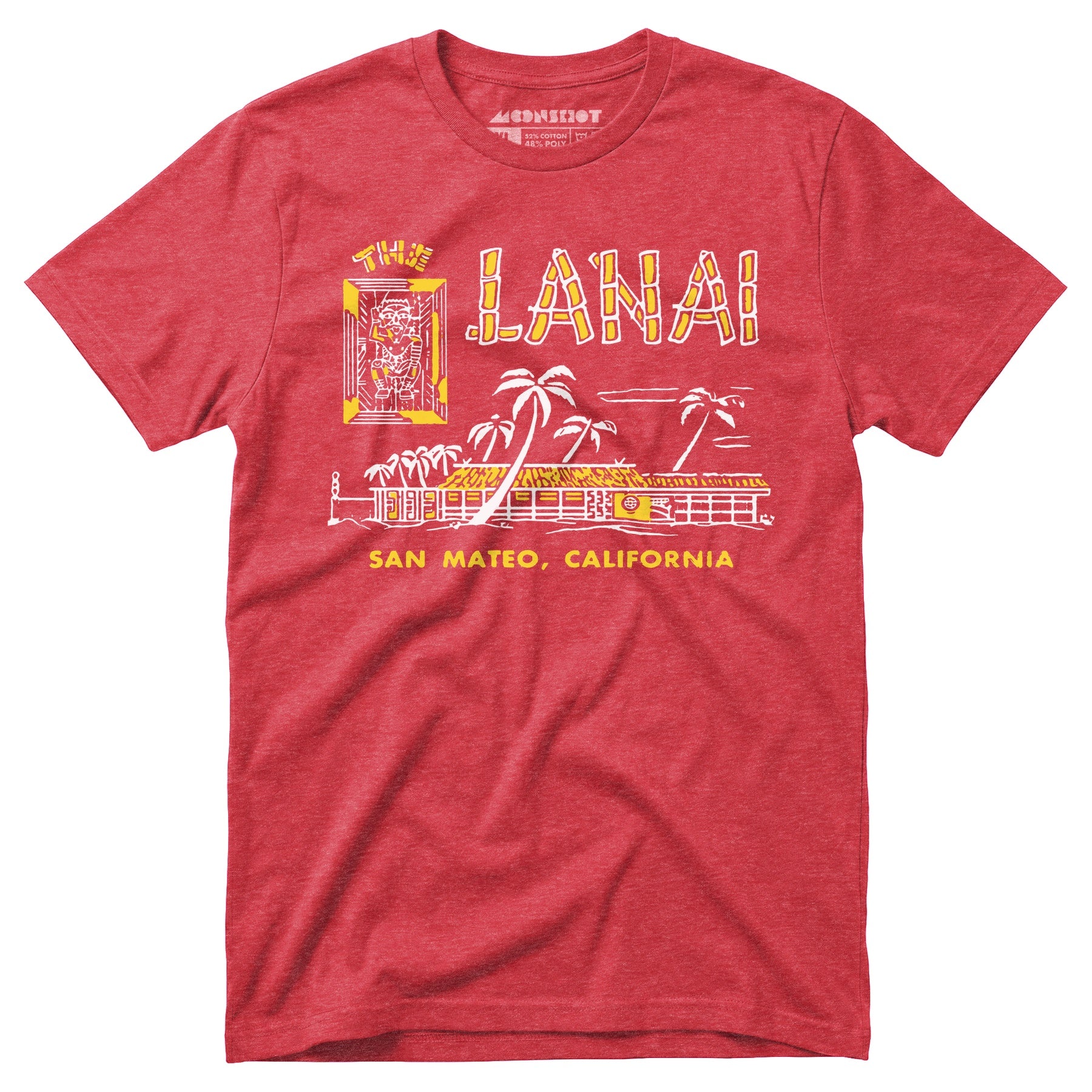 The Lanai - San Mateo, CA - Vintage Tiki Bar - Unisex T-Shirt