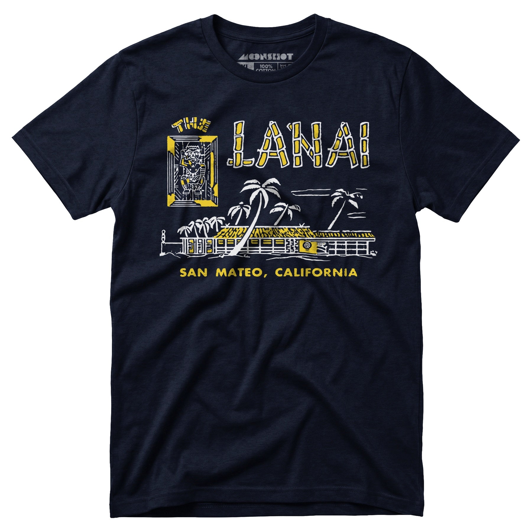 The Lanai - San Mateo, CA - Vintage Tiki Bar - Unisex T-Shirt