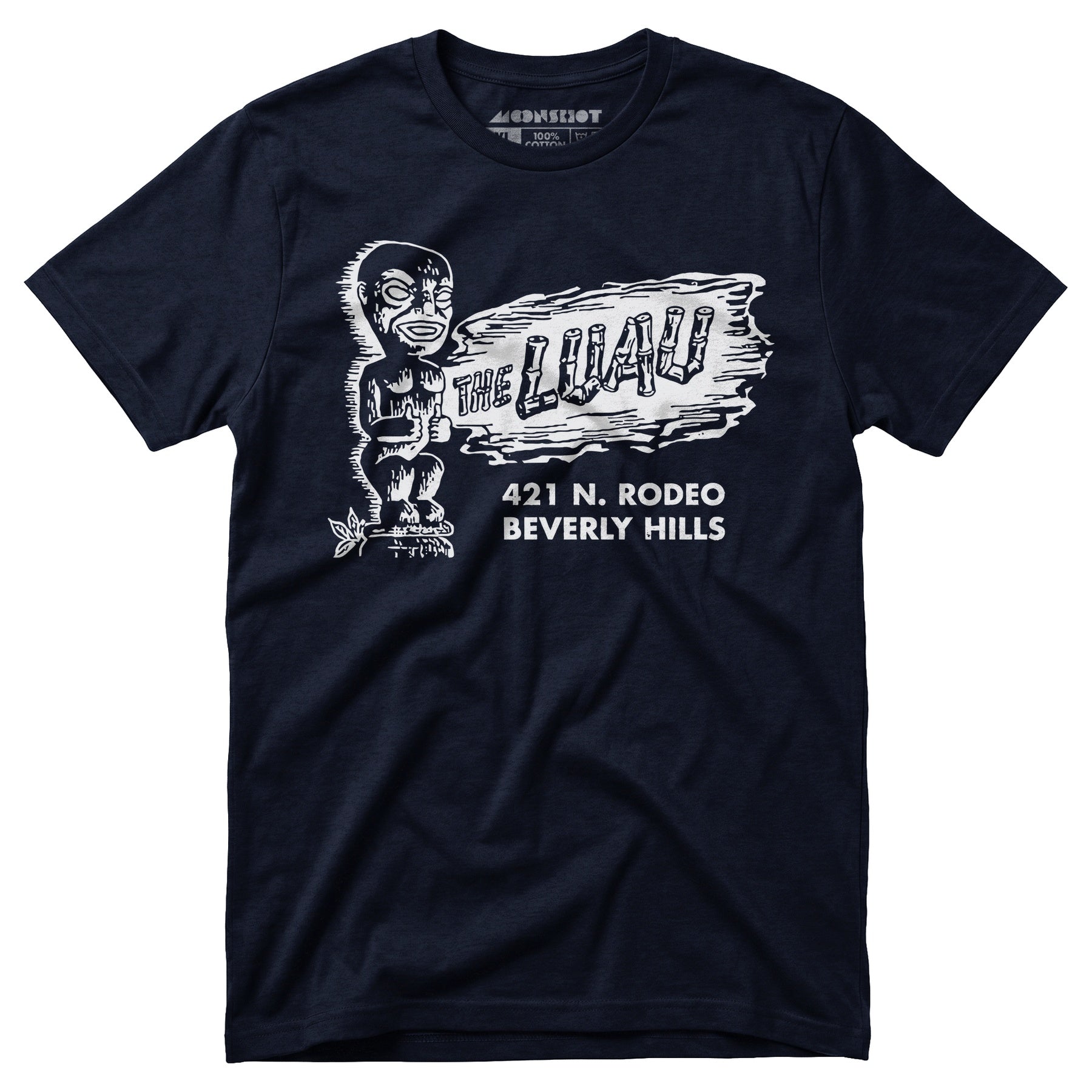 The Luau - Beverly Hills, CA - Vintage Tiki Bar - Unisex T-Shirt