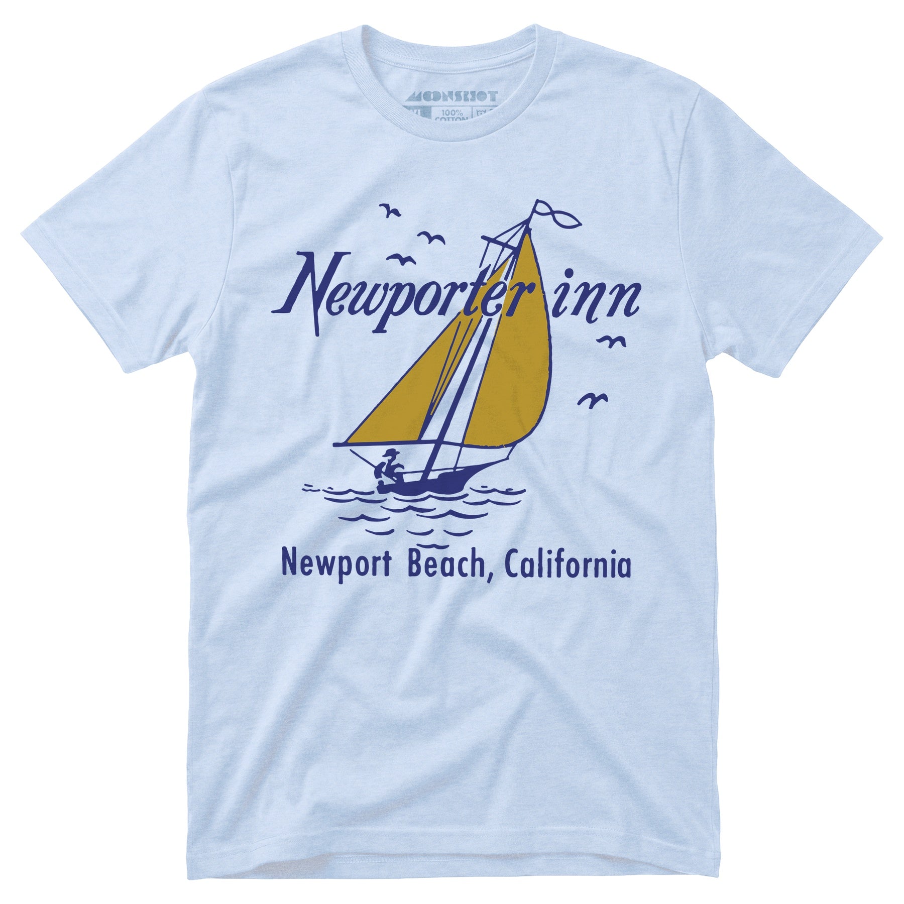 The Newporter Inn v2 - Newport Beach, CA - Vintage Hotel - Unisex T-Shirt