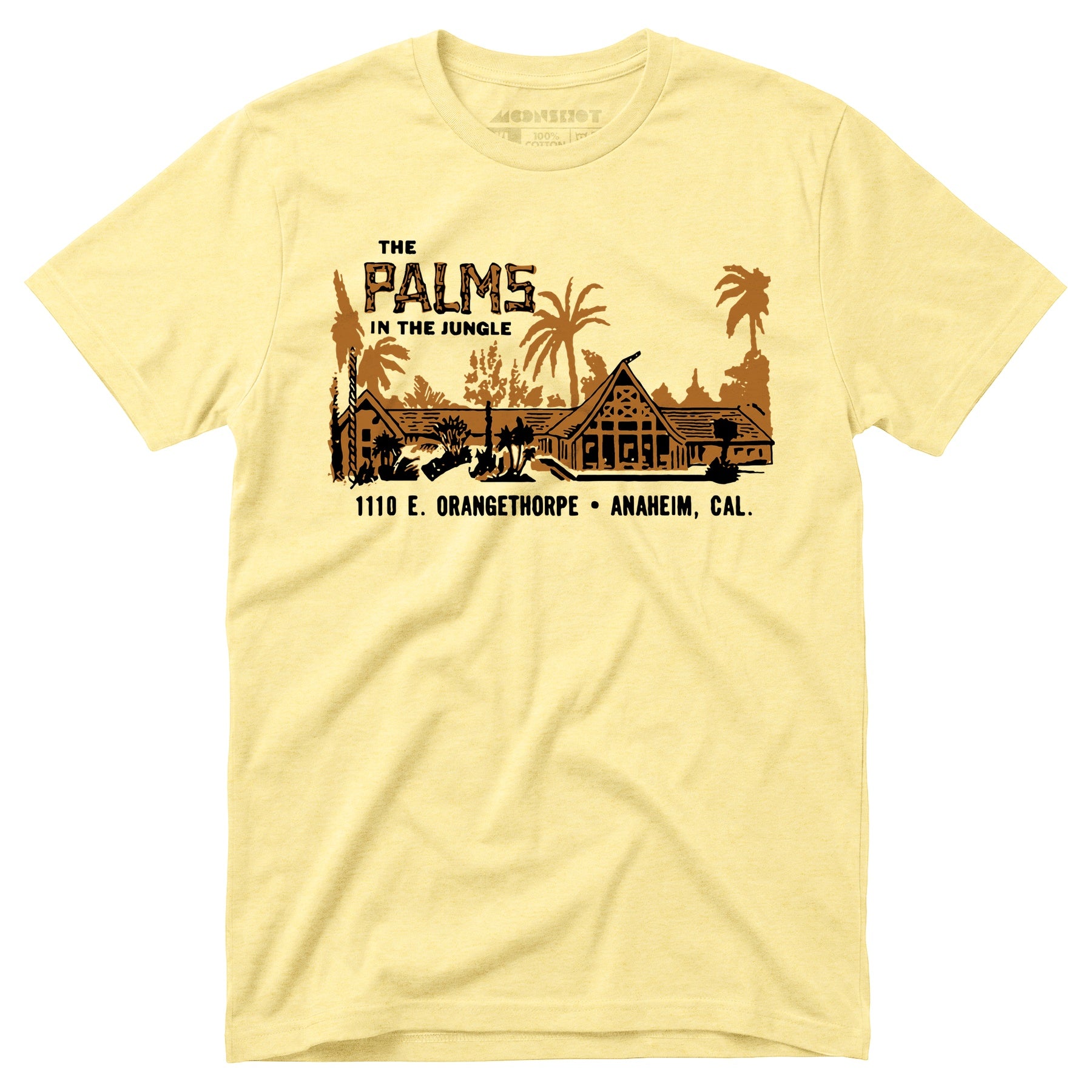 The Palms in the Jungle - Anaheim, CA - Vintage Restaurant - Unisex T-Shirt