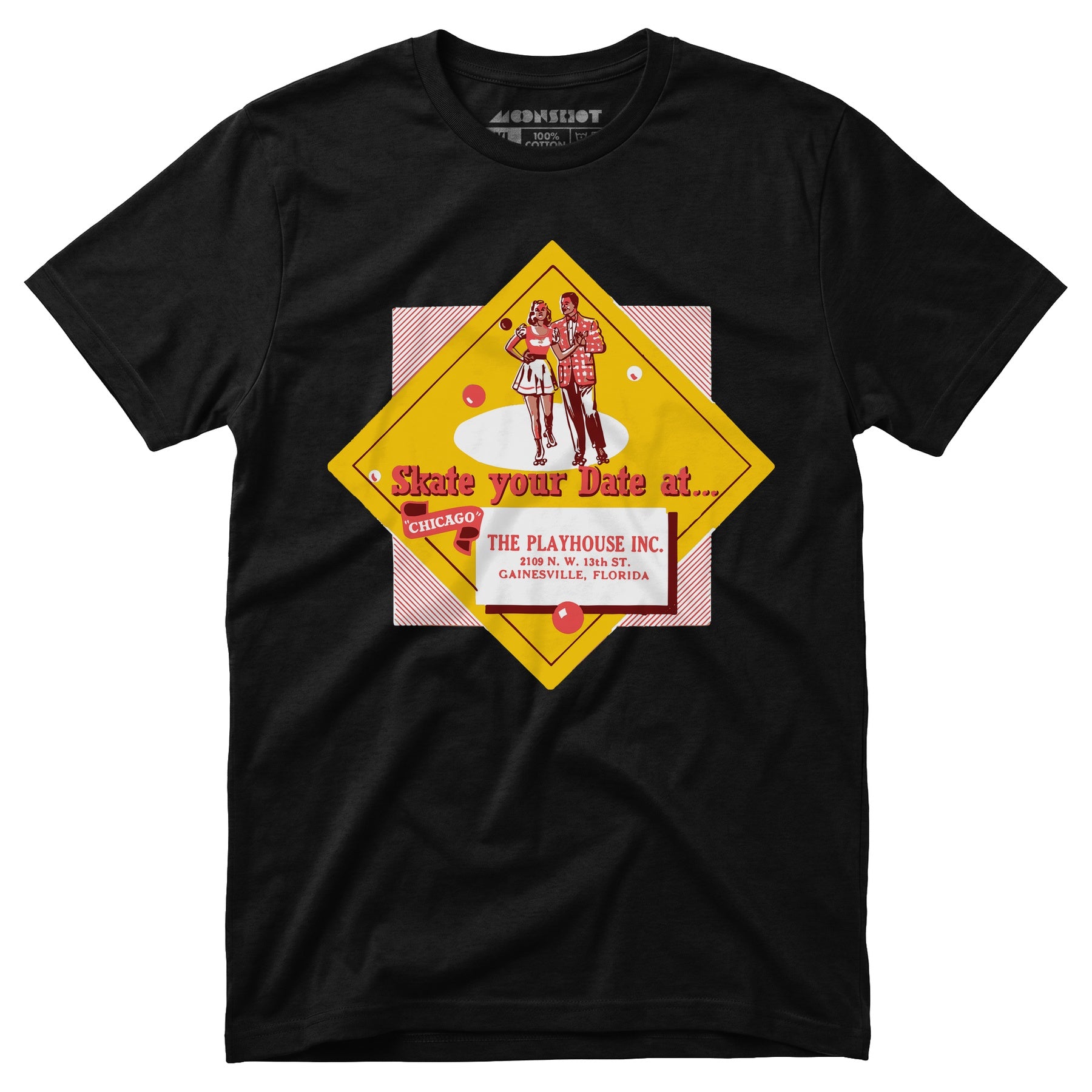 The Playhouse - Gainesville, FL - Vintage Roller Rink - Unisex T-Shirt