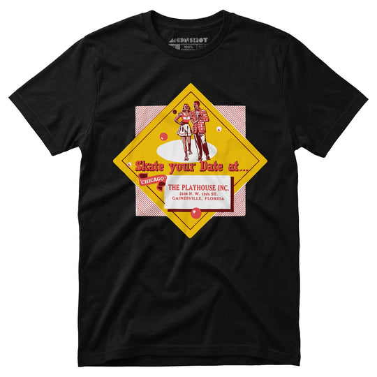 The Playhouse - Gainesville, FL - Vintage Roller Rink - Unisex T-Shirt
