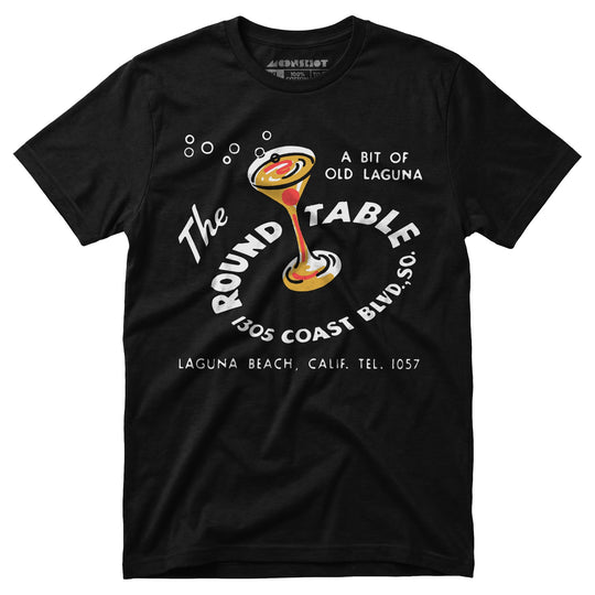 The Round Table - Laguna Beach, CA - Vintage Restaurant - Unisex T-Shirt