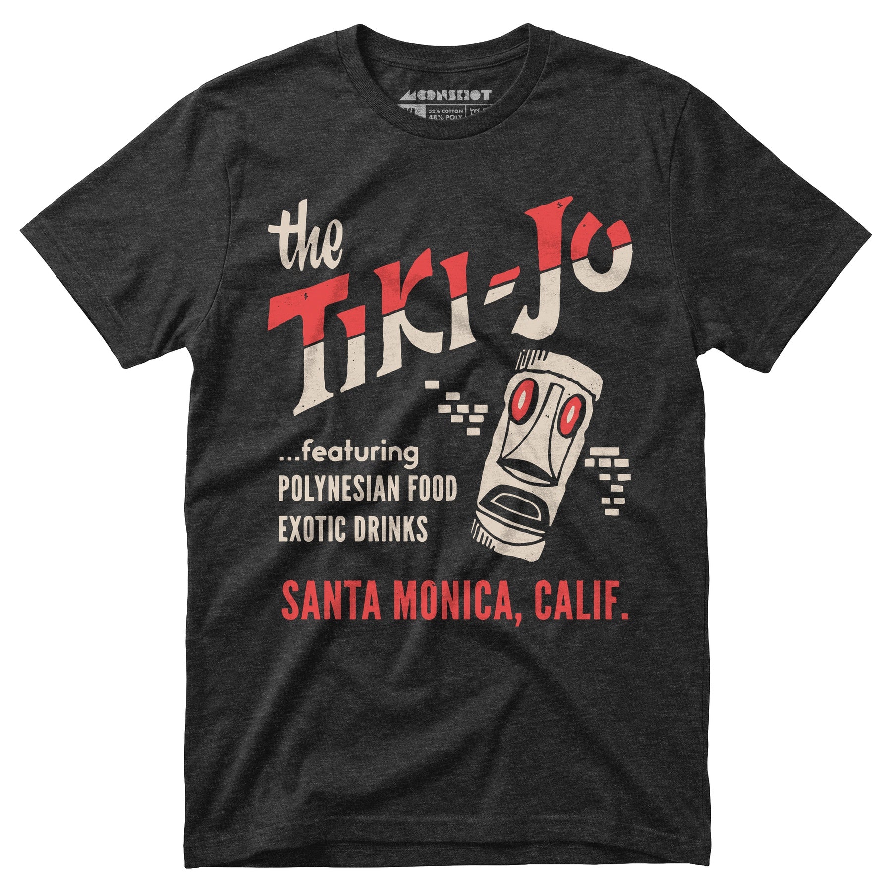 The Tiki-Jo - Santa Monica, CA - Vintage Tiki Bar - Unisex T-Shirt