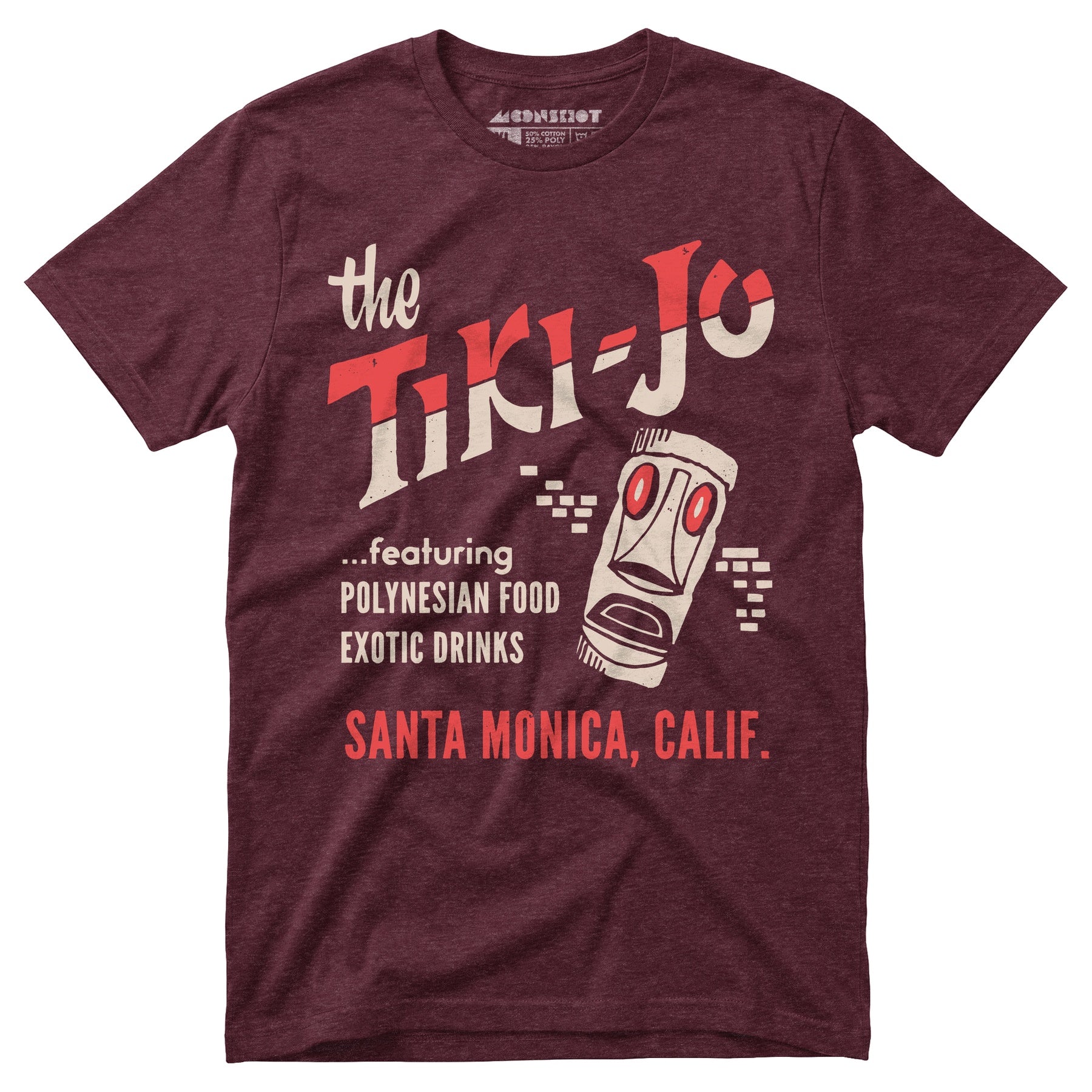 The Tiki-Jo - Santa Monica, CA - Vintage Tiki Bar - Unisex T-Shirt