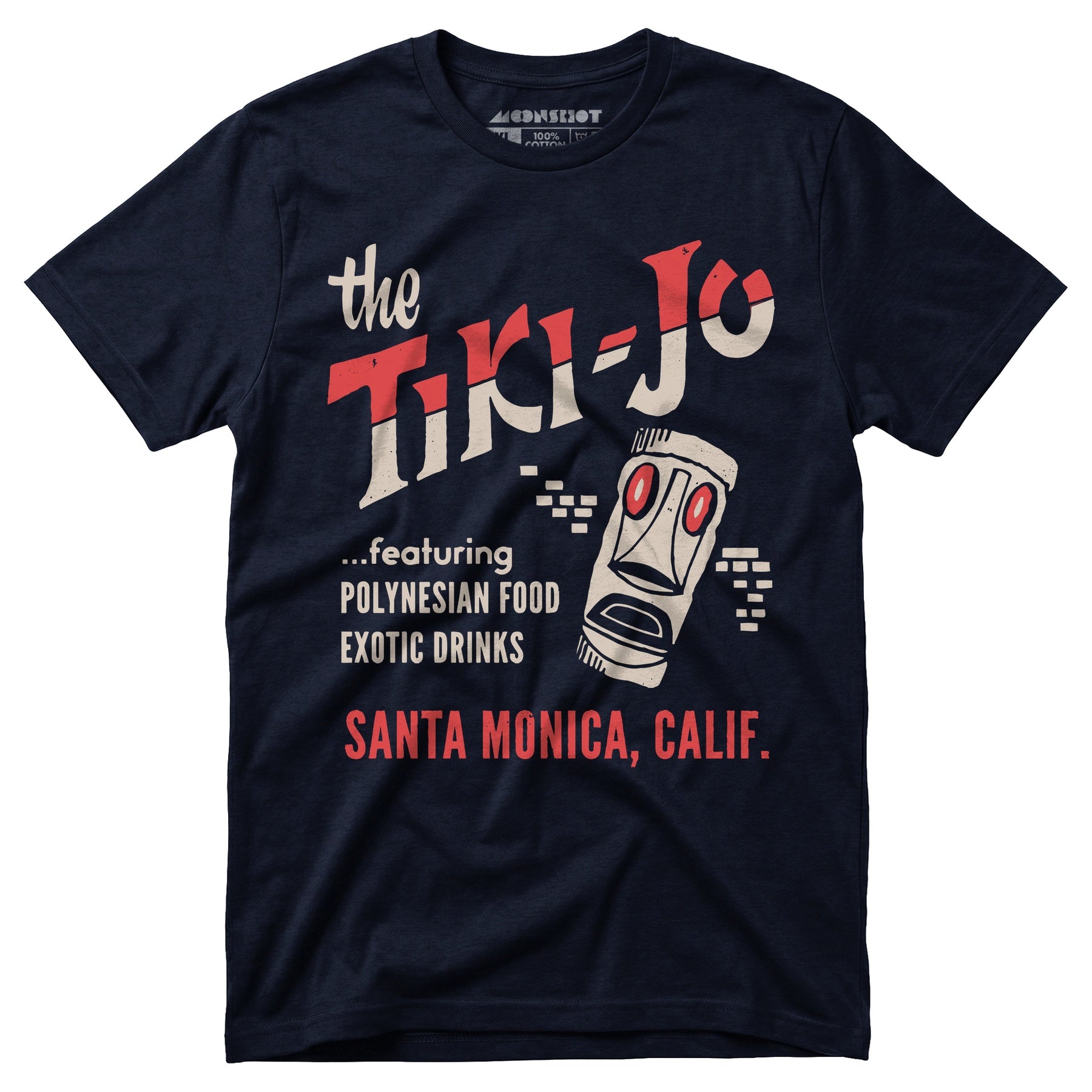 The Tiki-Jo - Santa Monica, CA - Vintage Tiki Bar - Unisex T-Shirt