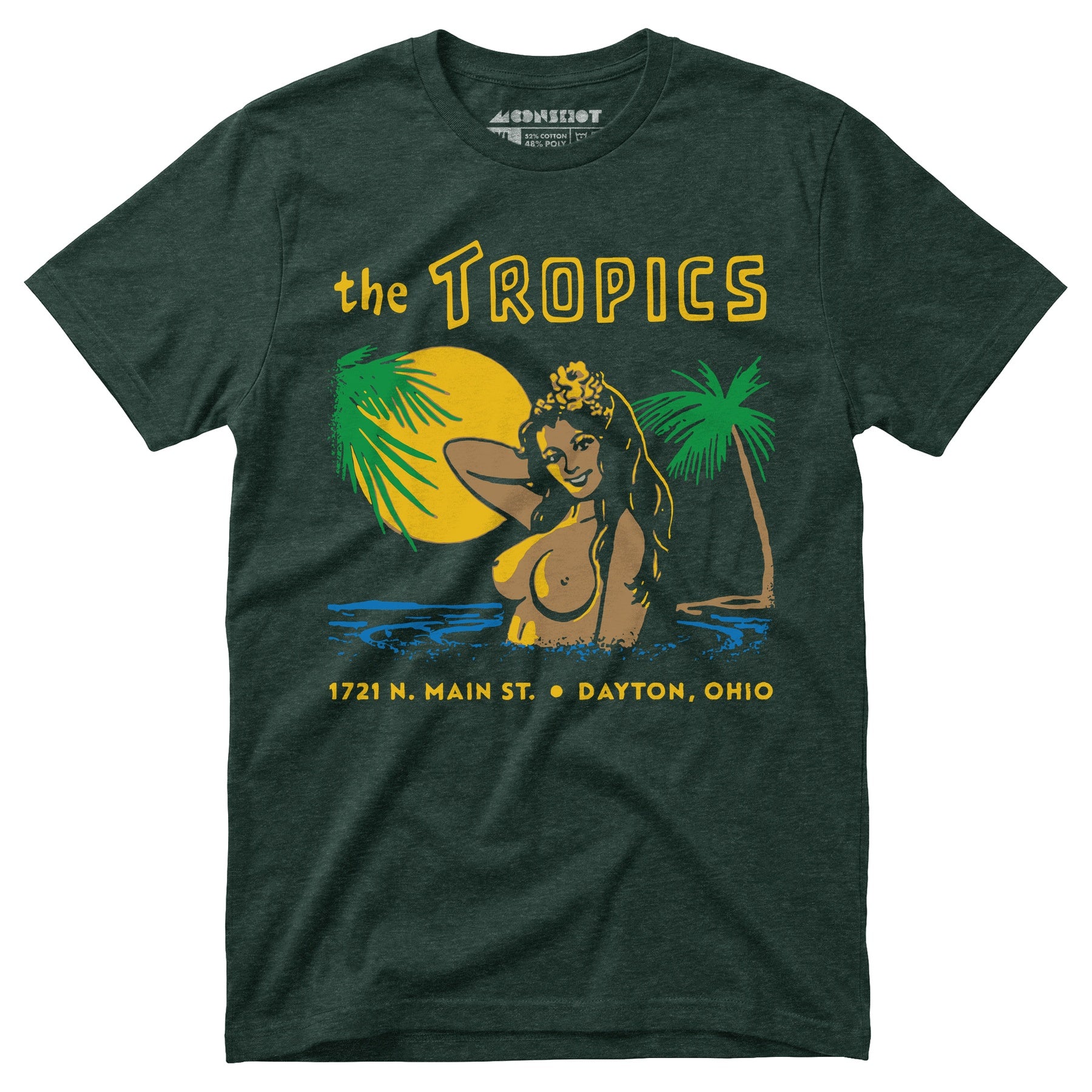 The Tropics - Dayton, OH - Vintage Tiki Bar - Unisex T-Shirt