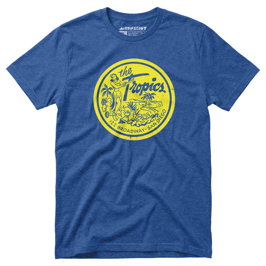 The Tropics - San Diego, CA - Vintage Tiki Bar - Unisex T-Shirt