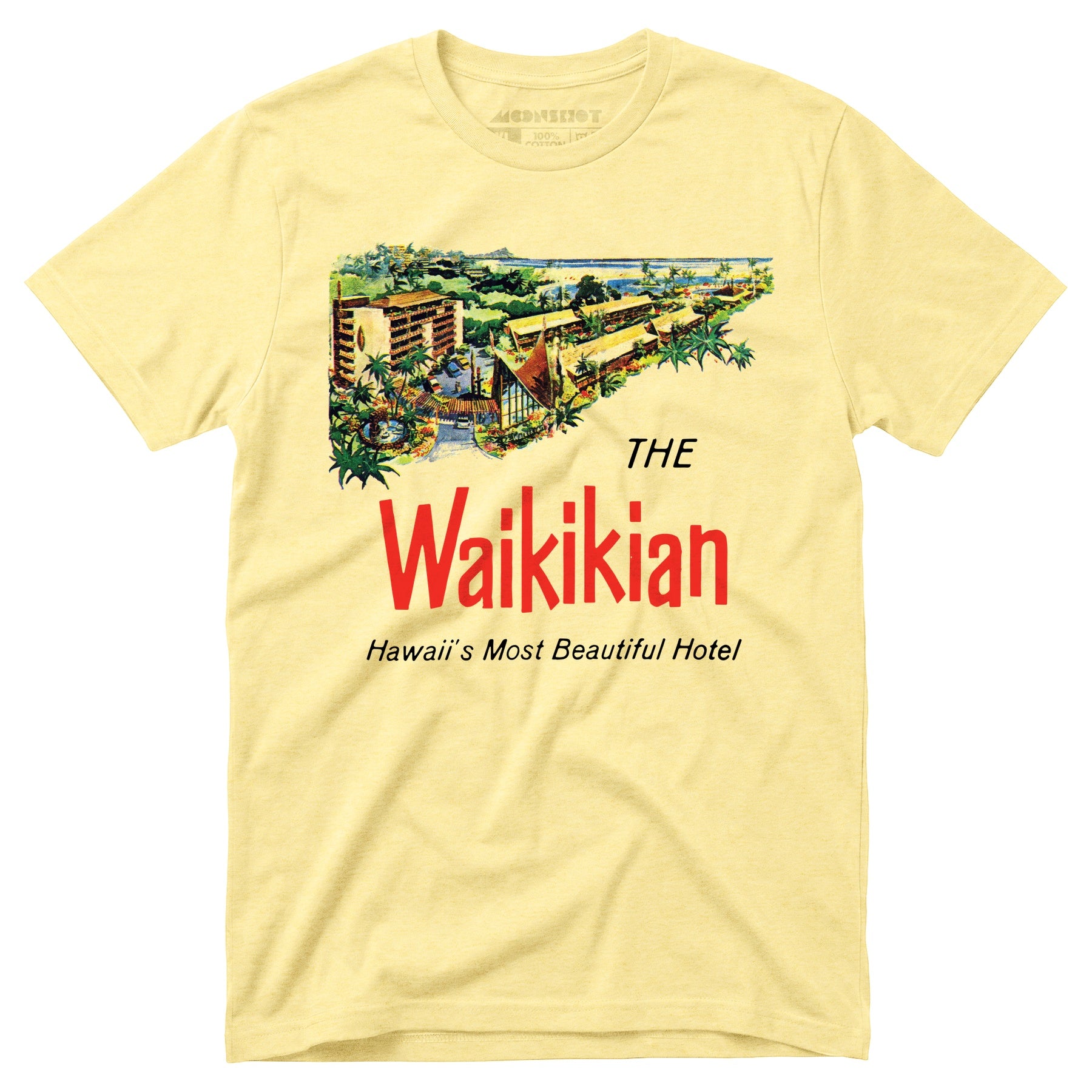 The Waikikian - Waikiki, HI - Vintage Hotel - Unisex T-Shirt