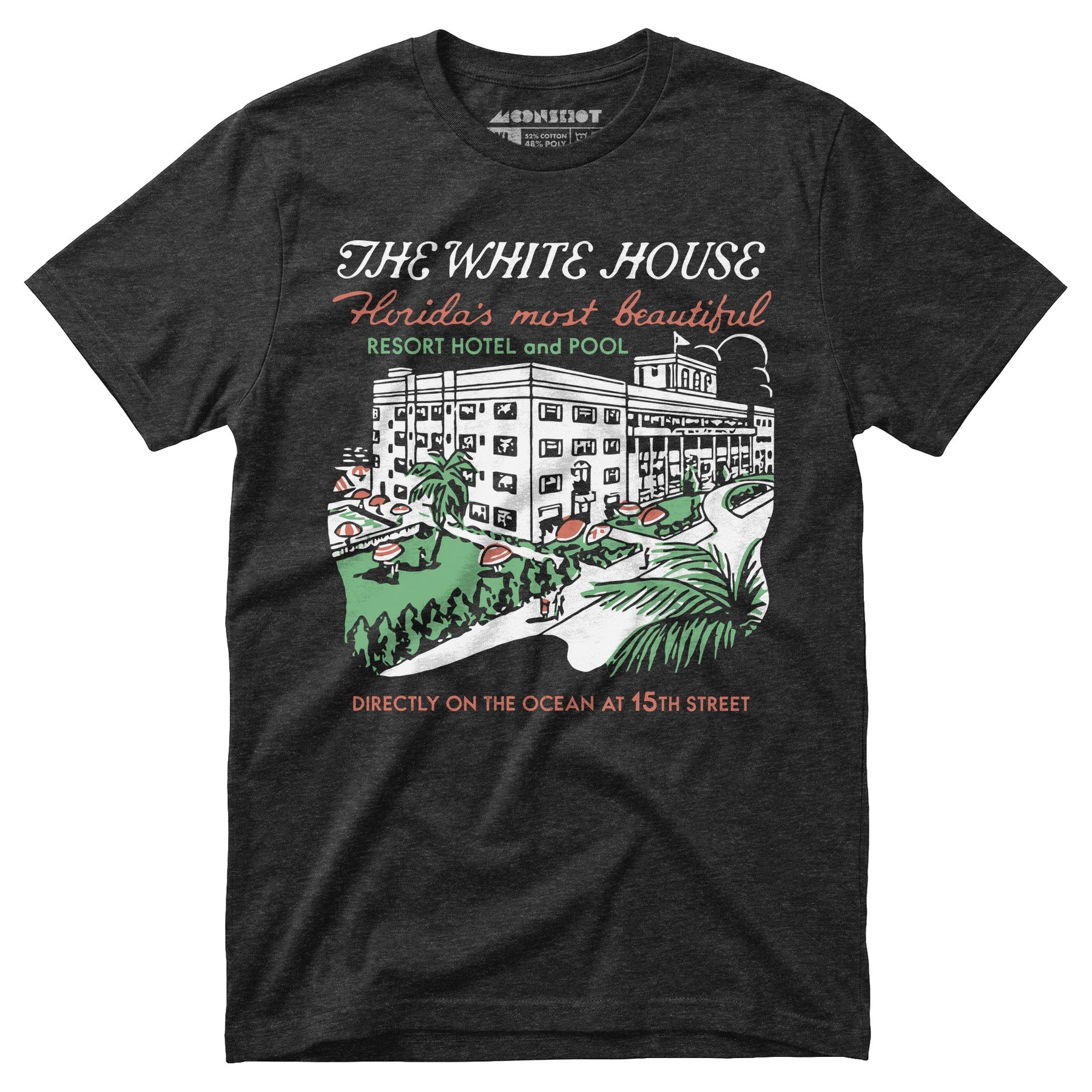 The White House - Miami, FL - Vintage Hotel - Unisex T-Shirt