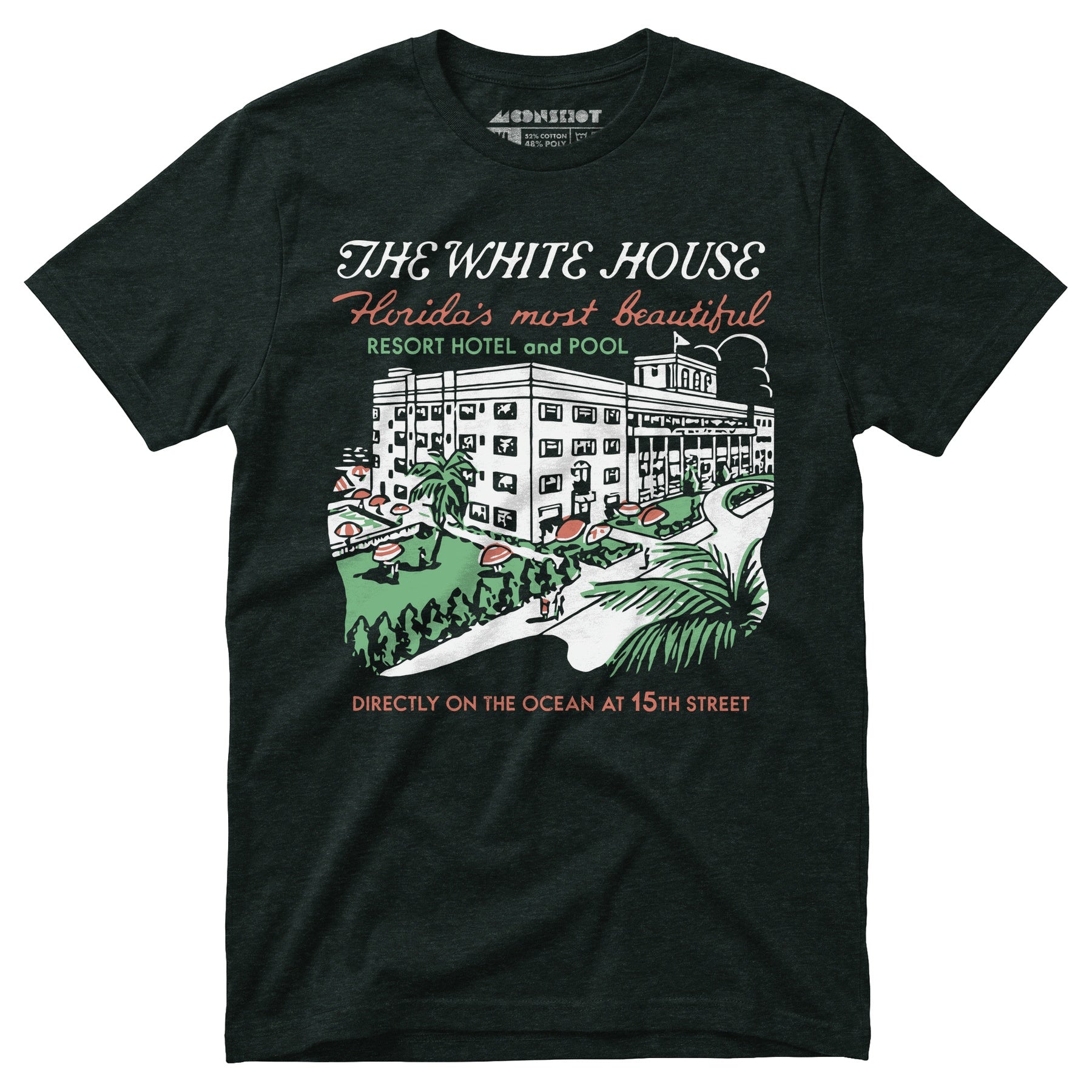 The White House - Miami, FL - Vintage Hotel - Unisex T-Shirt
