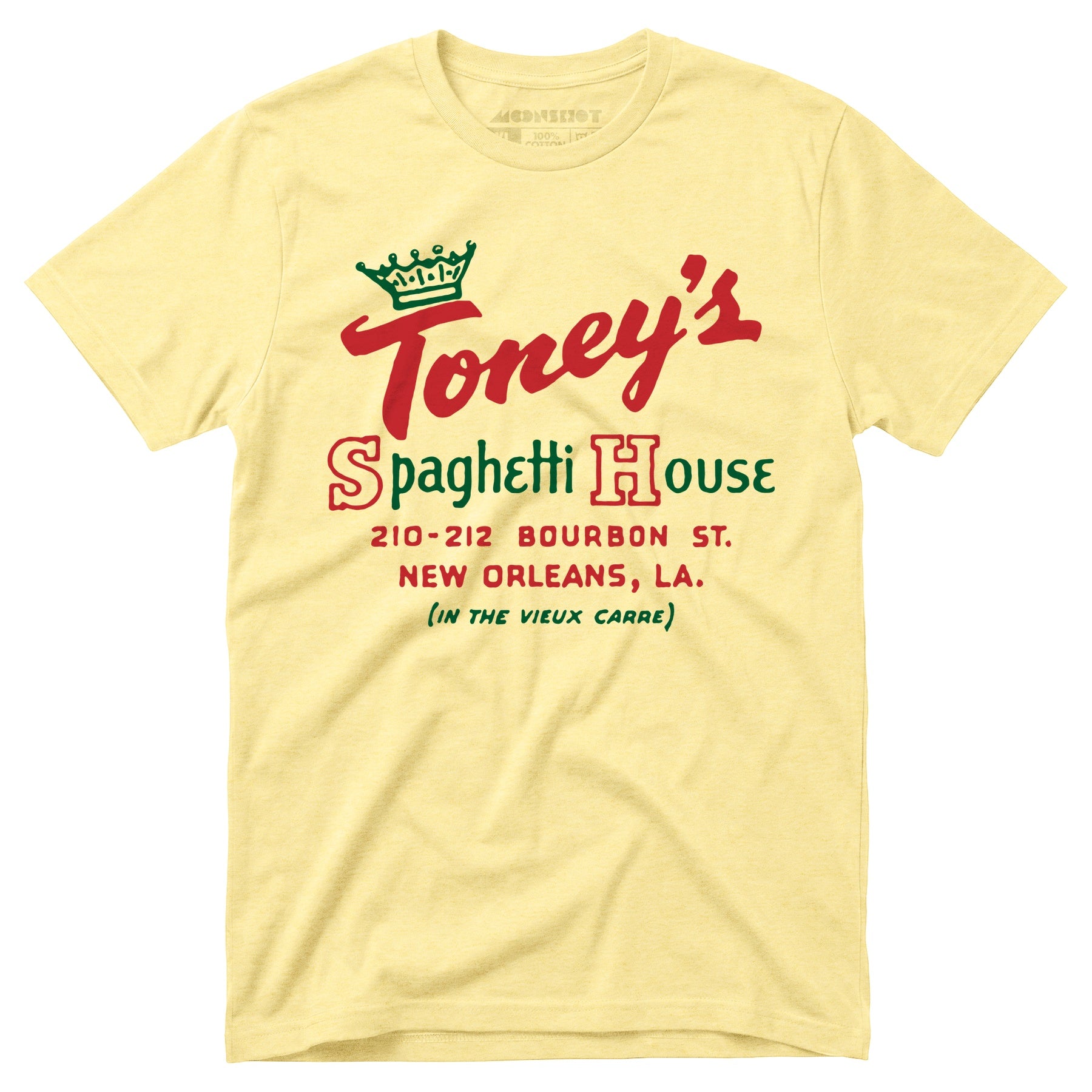 Toney's Spaghetti House - New Orleans, LA - Vintage Restaurant - Unisex T-Shirt