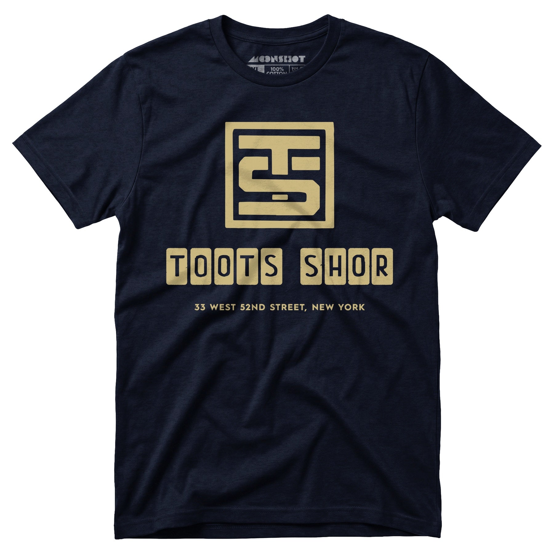 Toots Shor Logo - Manhattan, NY - Vintage Restaurant - Unisex T-Shirt