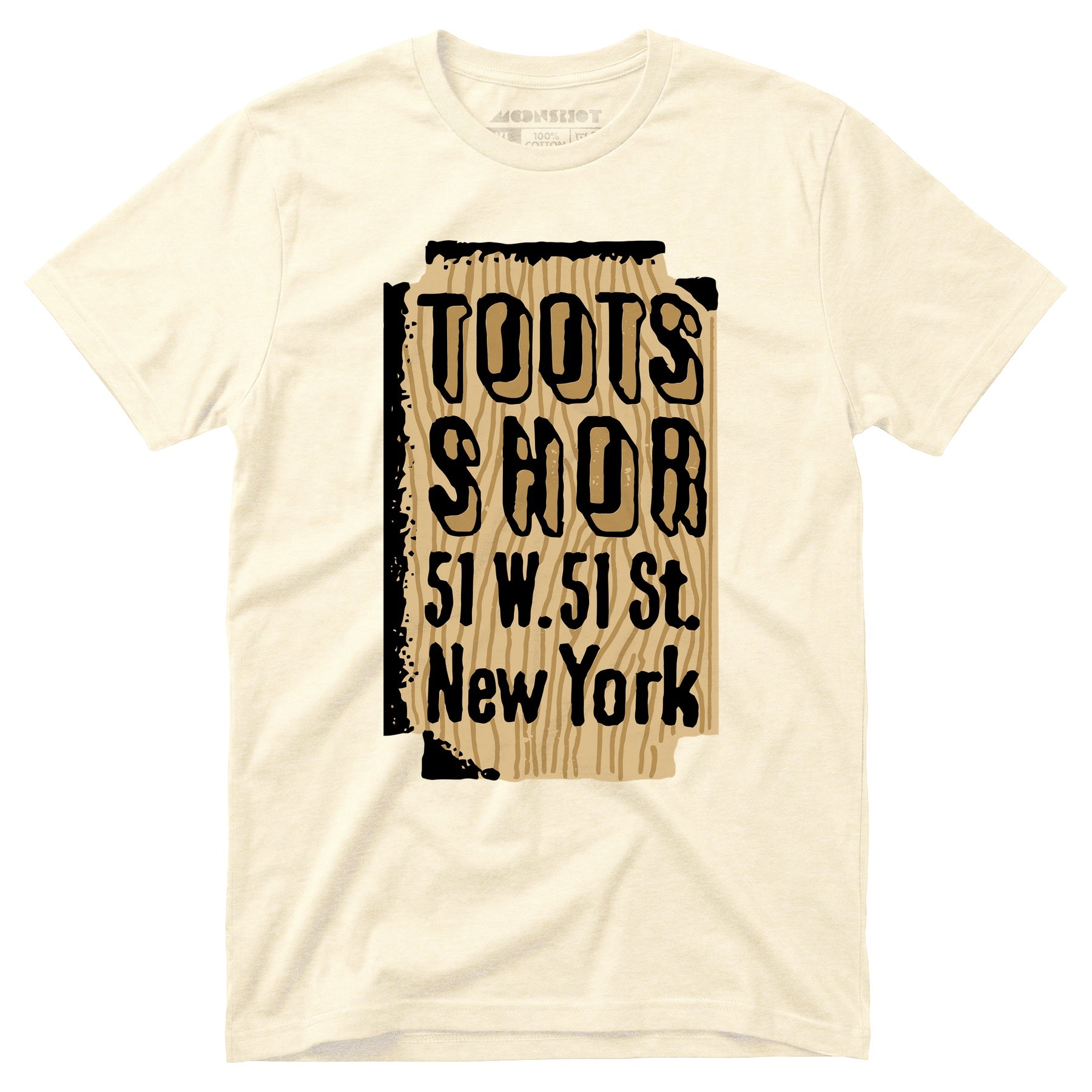 Toots Shor Sign - Manhattan, NY - Vintage Restaurant - Unisex T-Shirt