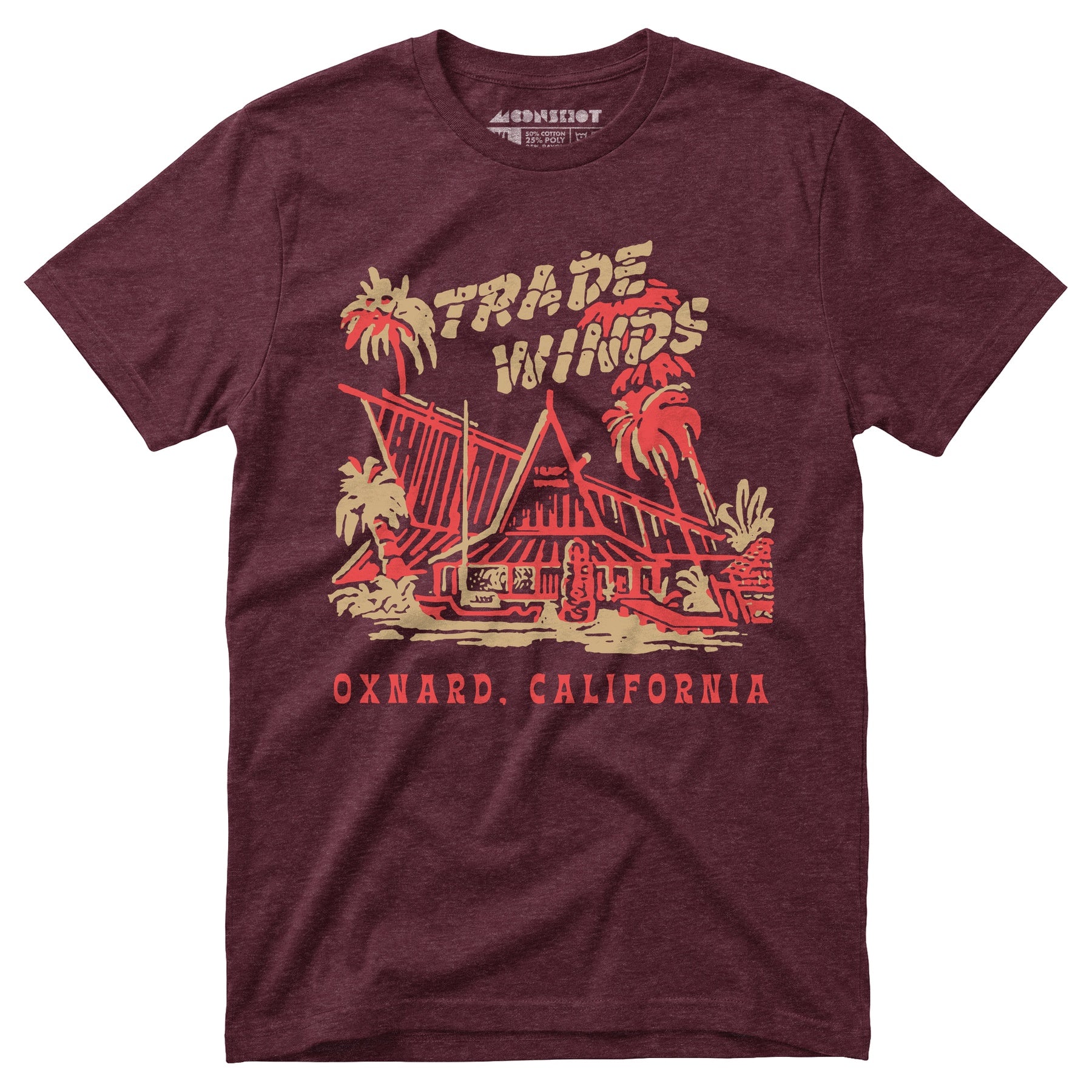 Trade Winds - Oxnard, CA - Vintage Tiki Bar - Unisex T-Shirt