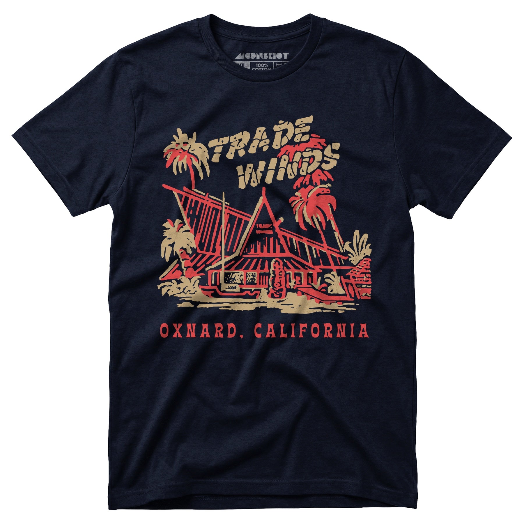 Trade Winds - Oxnard, CA - Vintage Tiki Bar - Unisex T-Shirt