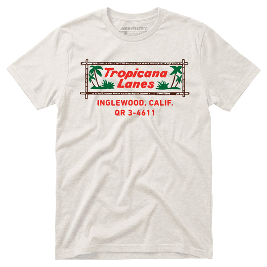 Tropicana Lanes - Inglewood, CA - Vintage Bowling Alley - Unisex T-Shirt