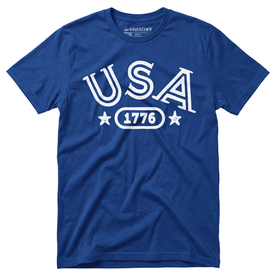 USA 1776 - Unisex T-Shirt in True Royal