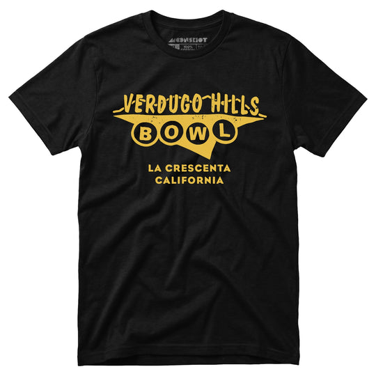 Verdugo Hills - La Crescenta, CA - Vintage Bowling Alley - Unisex T-Shirt