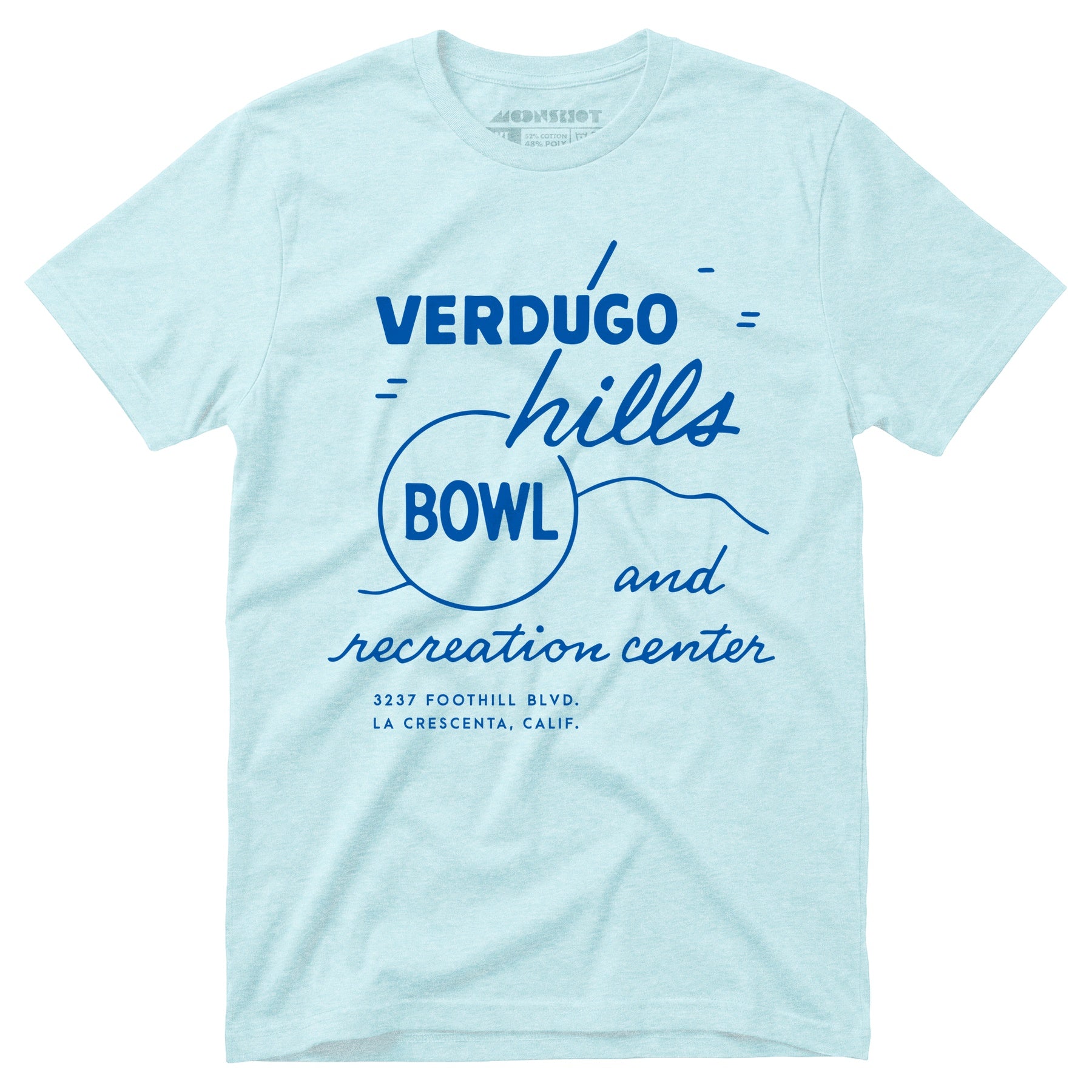 Verdugo Hills v2 - La Crescenta, CA - Vintage Bowling Alley - Unisex T-Shirt