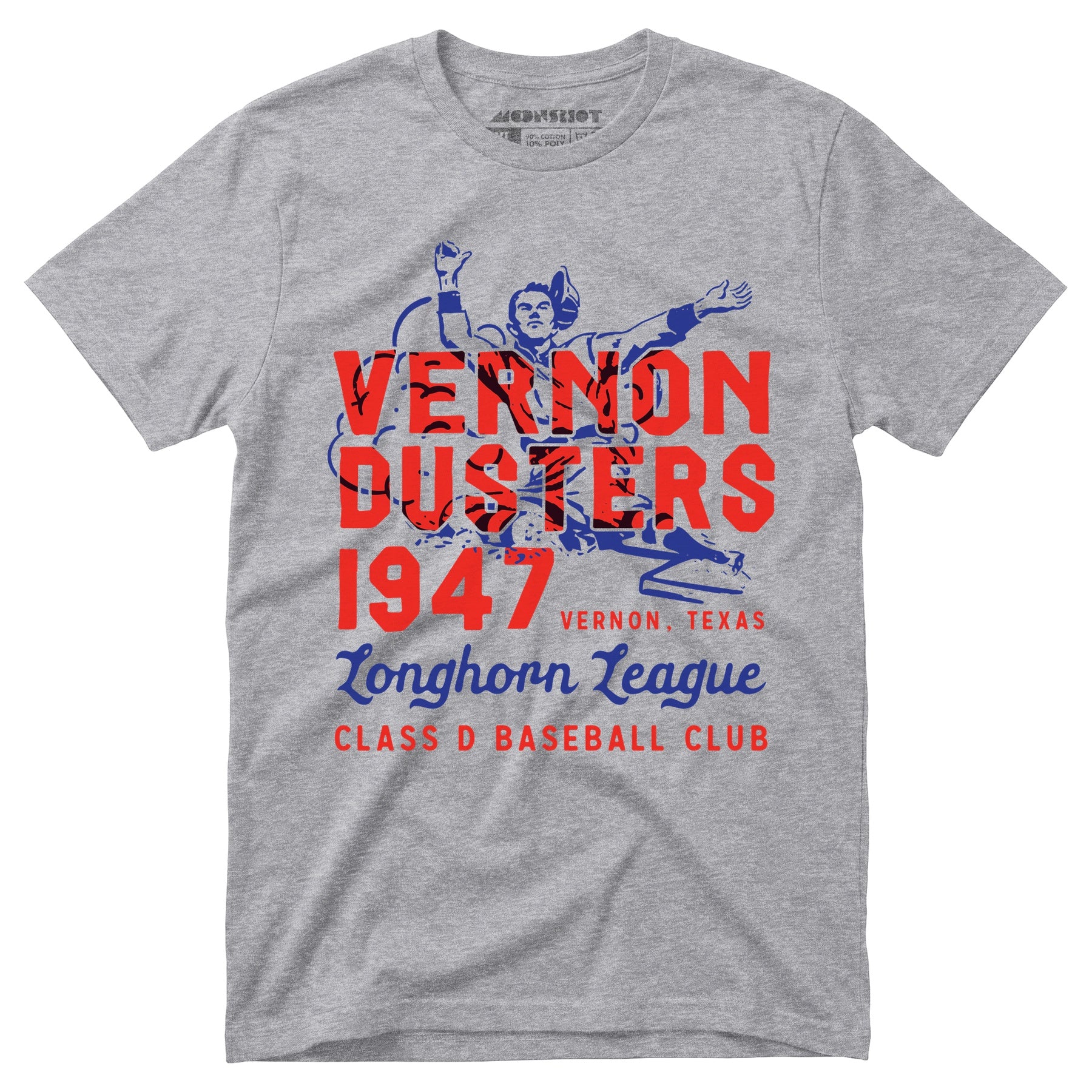 Vernon Dusters - Texas - Vintage Defunct Baseball Teams - Unisex T-Shirt