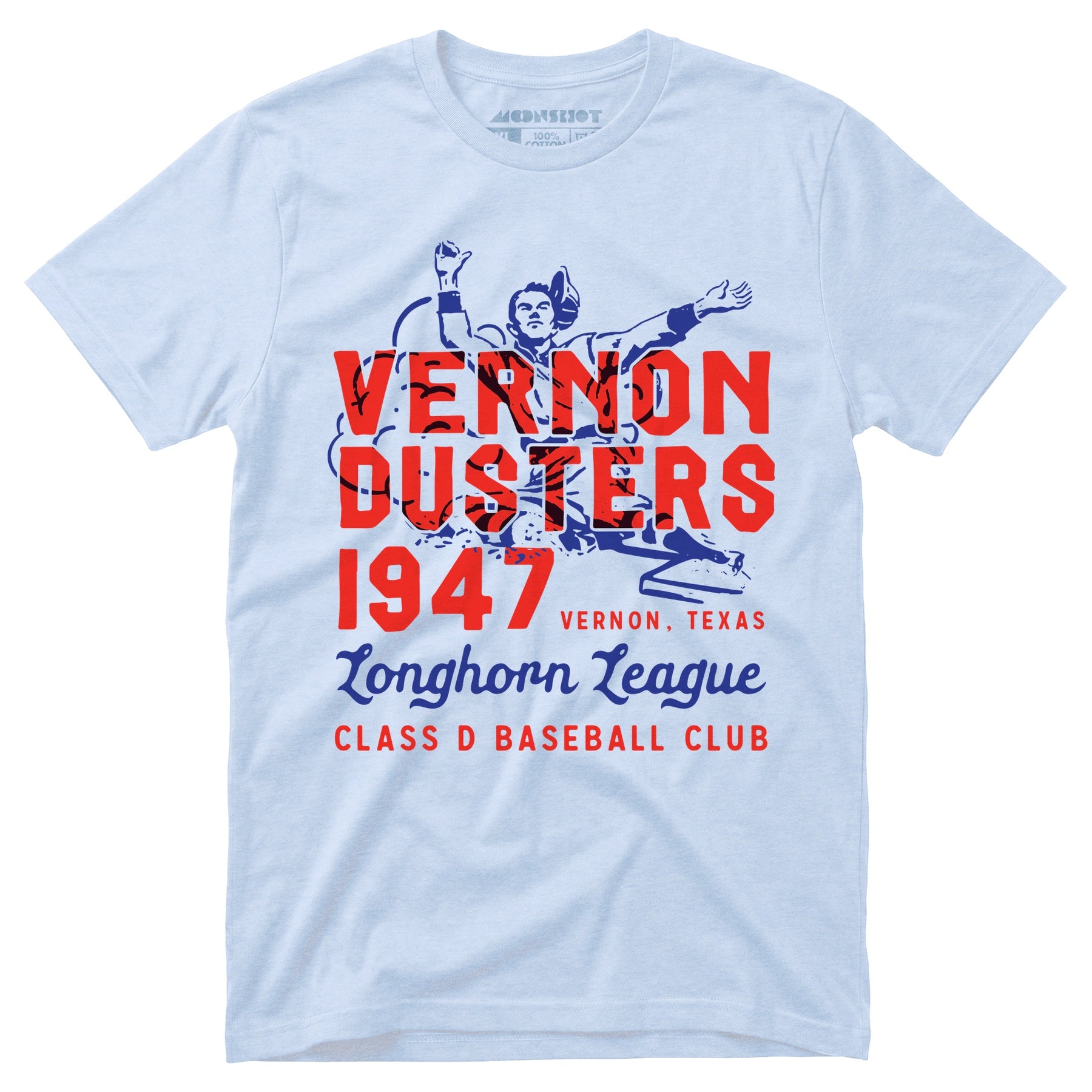 Vernon Dusters - Texas - Vintage Defunct Baseball Teams - Unisex T-Shirt