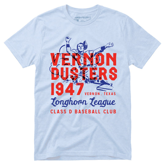 Vernon Dusters - Texas - Vintage Defunct Baseball Teams - Unisex T-Shirt