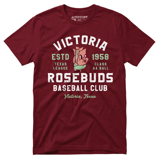 Victoria Rosebuds - Texas - Vintage Defunct Baseball Teams - Unisex T-Shirt