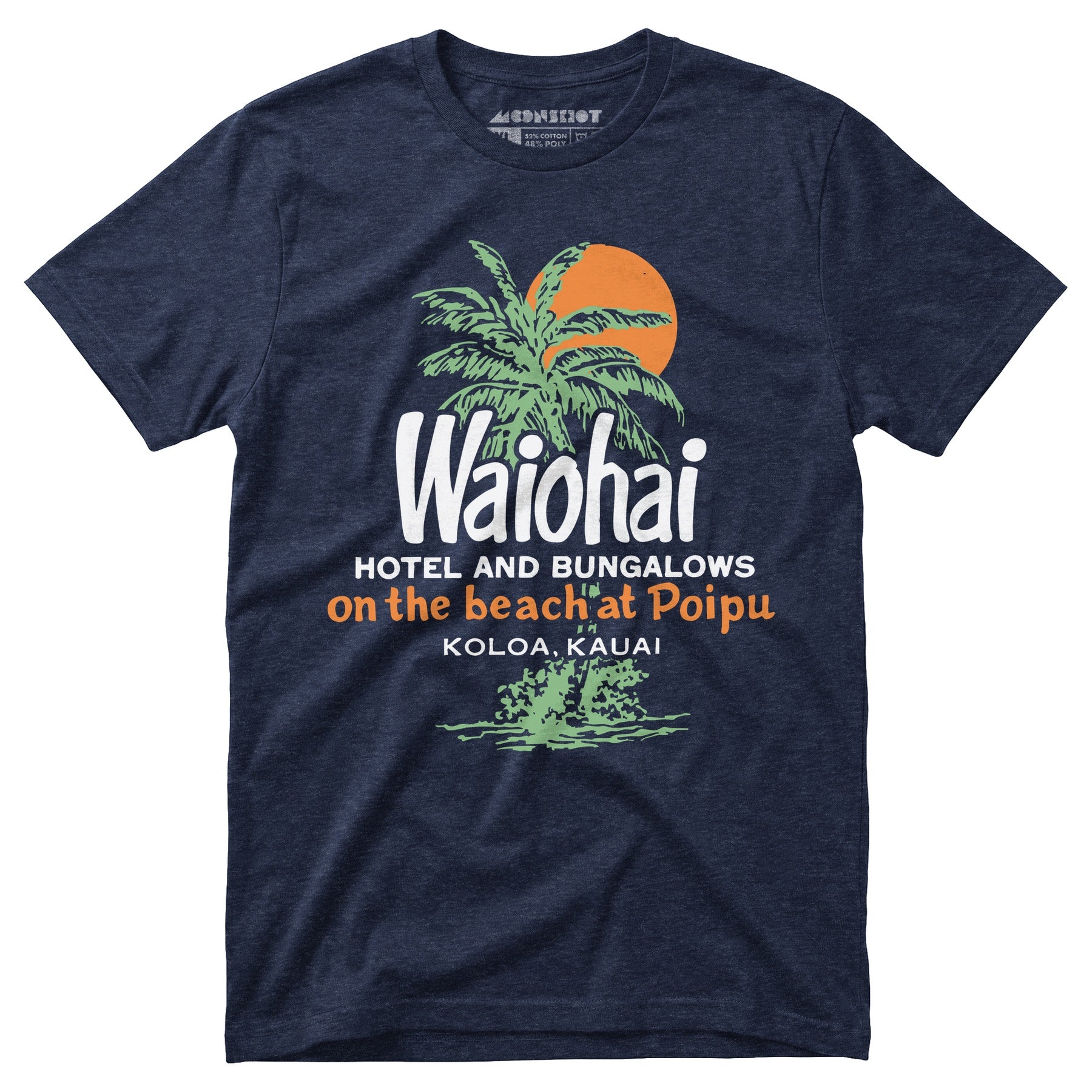 Waiohai Hotel and Bungalows - Kauai, Hawaii - Vintage - Unisex T-Shirt