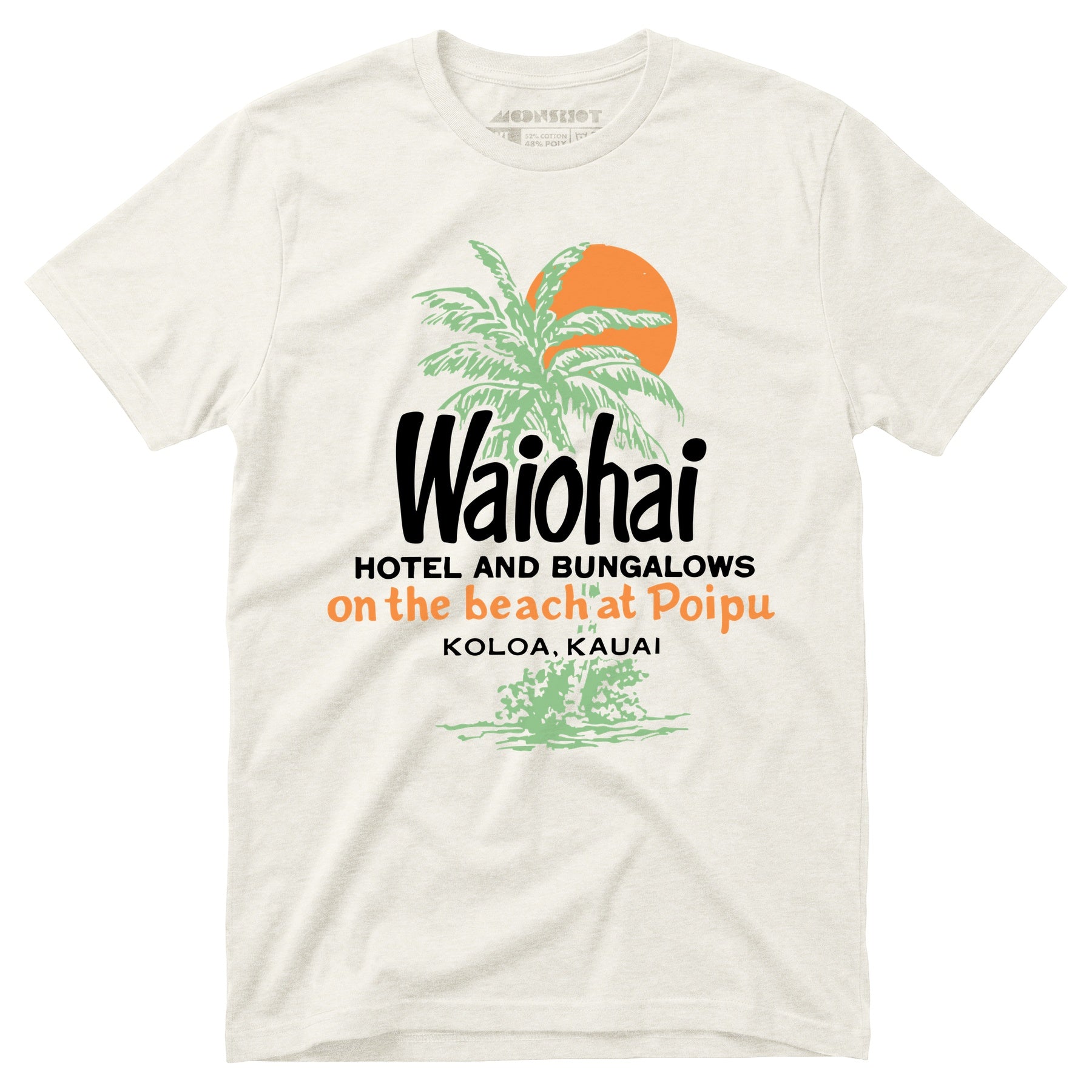 Waiohai Hotel and Bungalows - Kauai, Hawaii - Vintage - Unisex T-Shirt