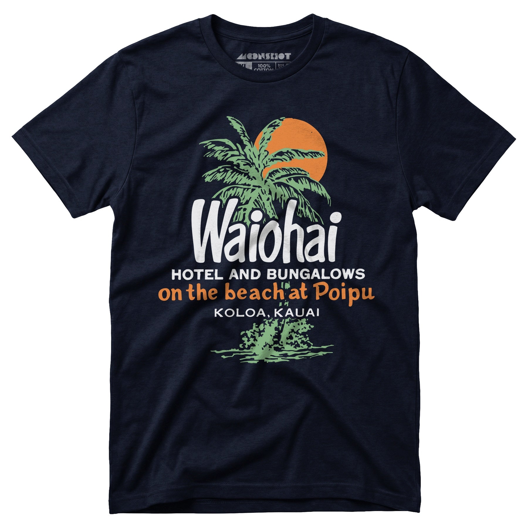 Waiohai Hotel and Bungalows - Kauai, Hawaii - Vintage - Unisex T-Shirt