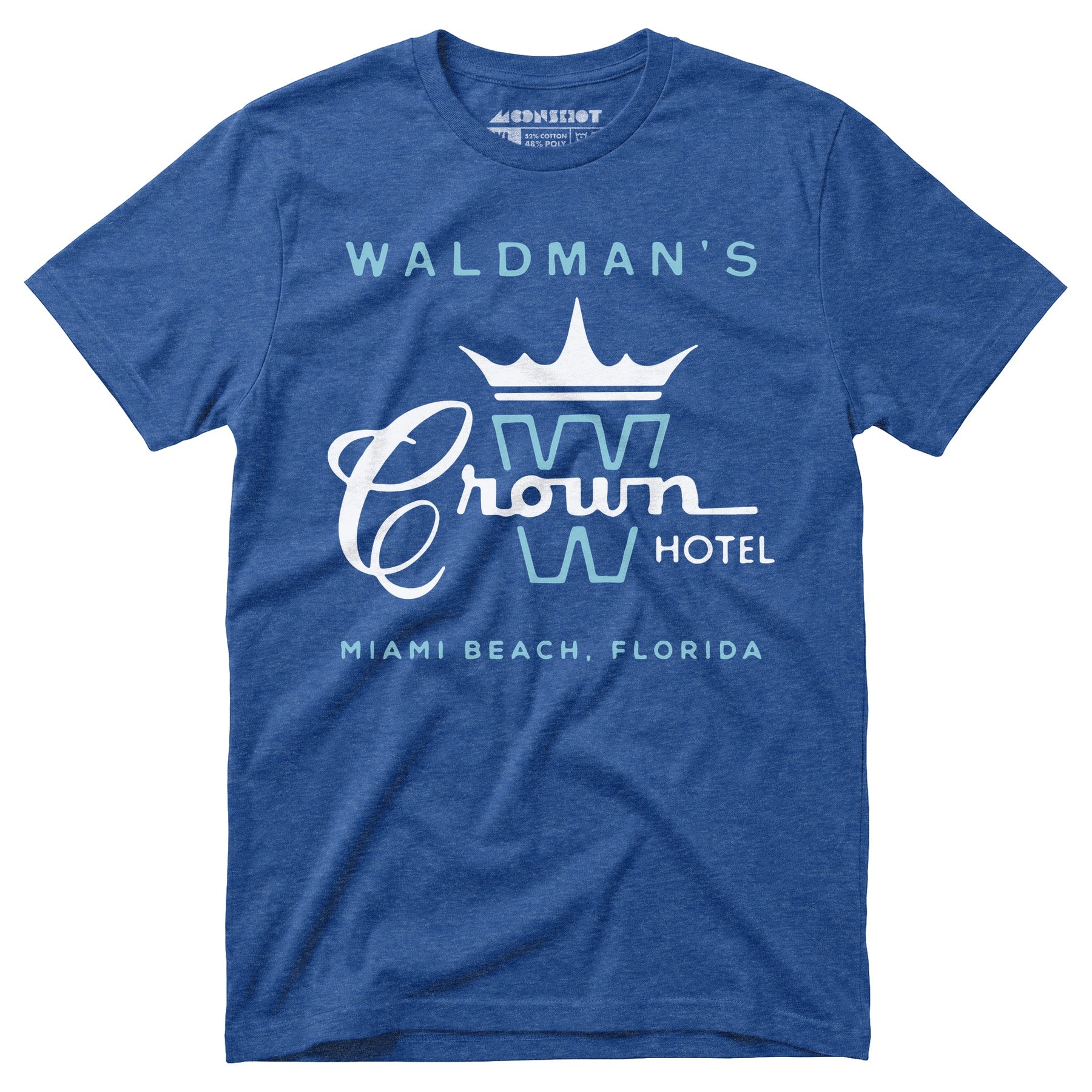 Waldman's Crown Hotel - Miami, FL - Vintage Hotel - Unisex T-Shirt