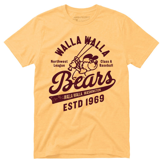 Walla Walla Bears - Washington - Vintage Defunct Baseball Teams - Unisex T-Shirt