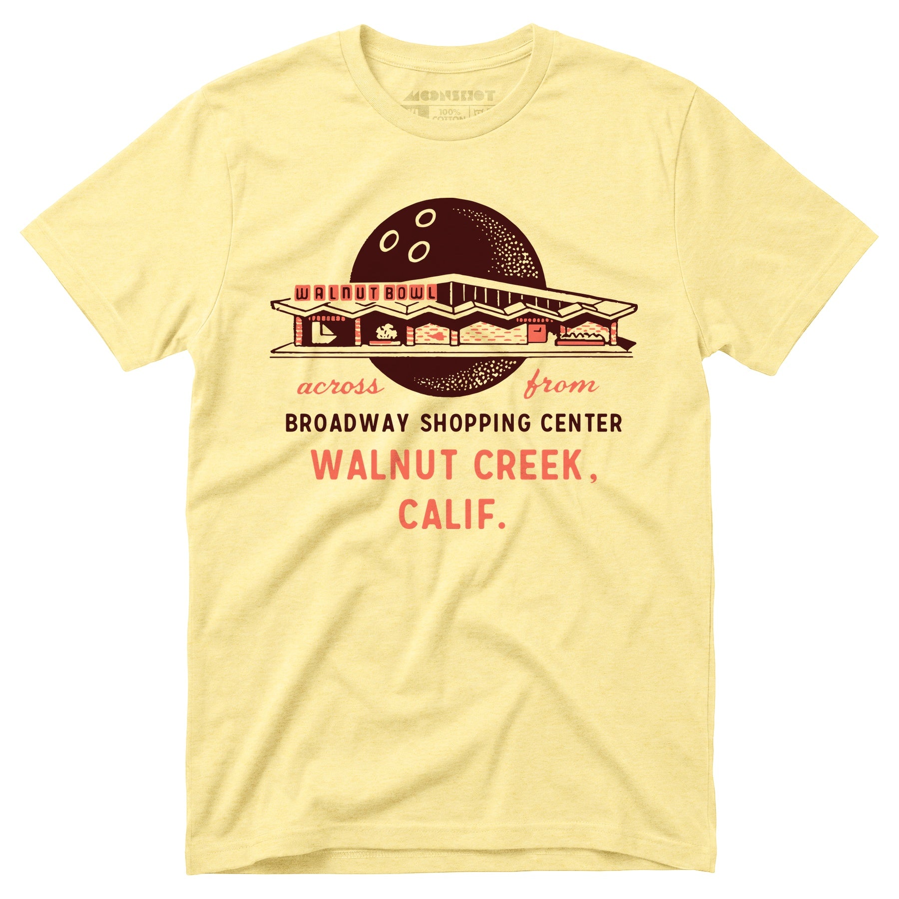 Walnut Bowl - Walnut Creek, CA - Vintage Bowling Alley - Unisex T-Shirt