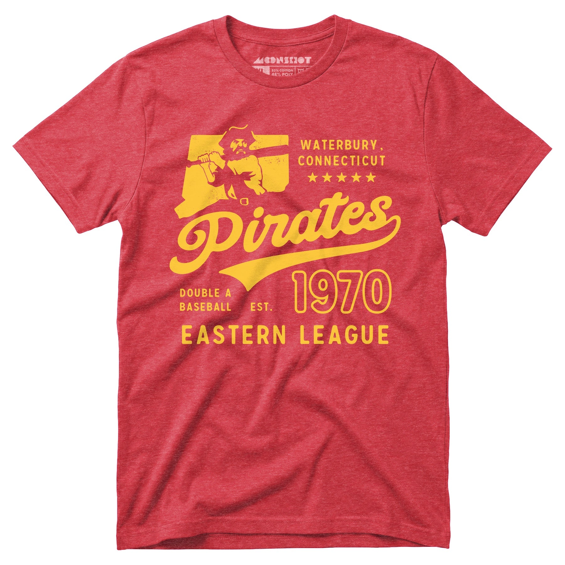 Waterbury Pirates - Connecticut - Vintage Defunct Baseball Teams - Unisex T-Shirt