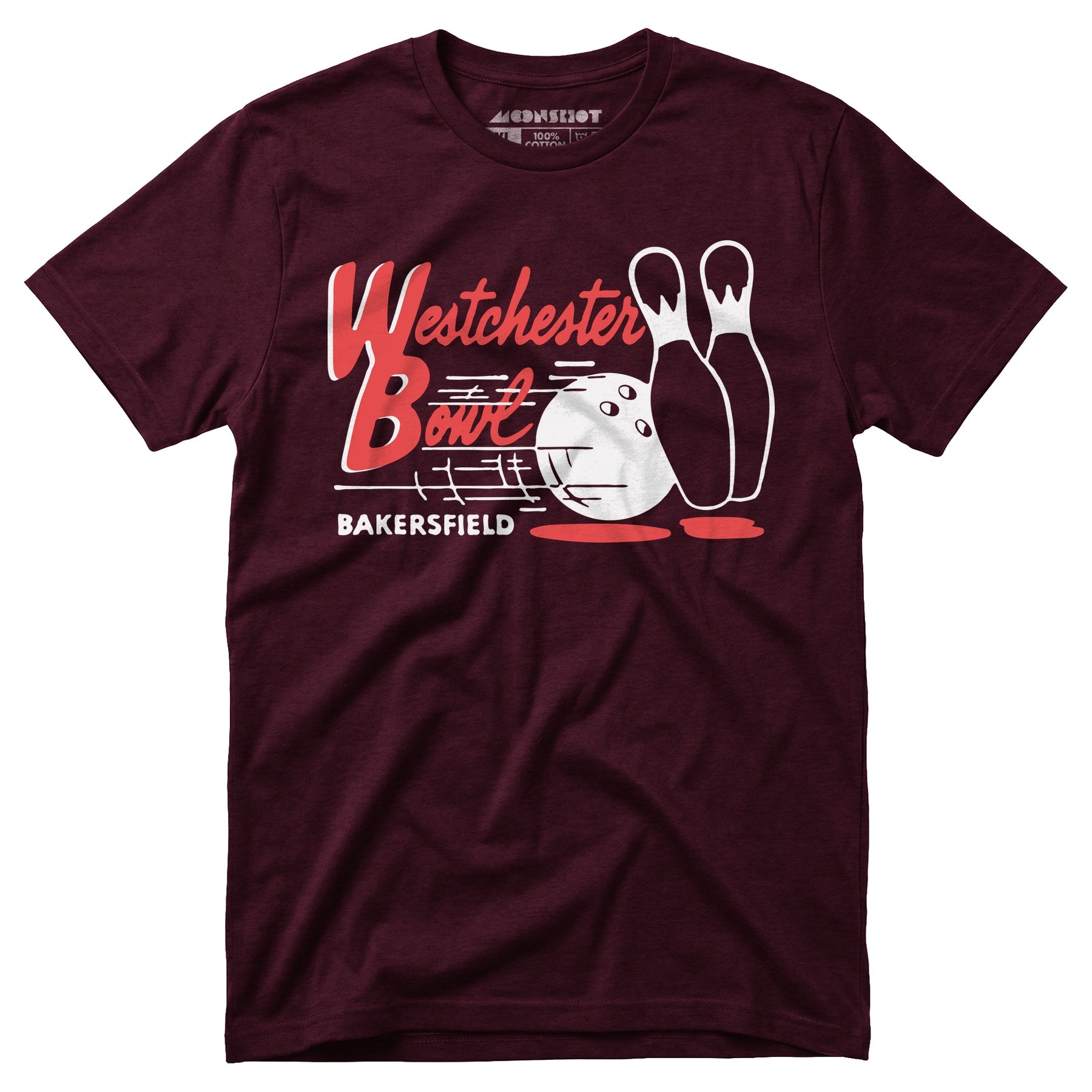 Westchester Bowl - Bakersfield, CA - Vintage Bowling Alley - Unisex T-Shirt