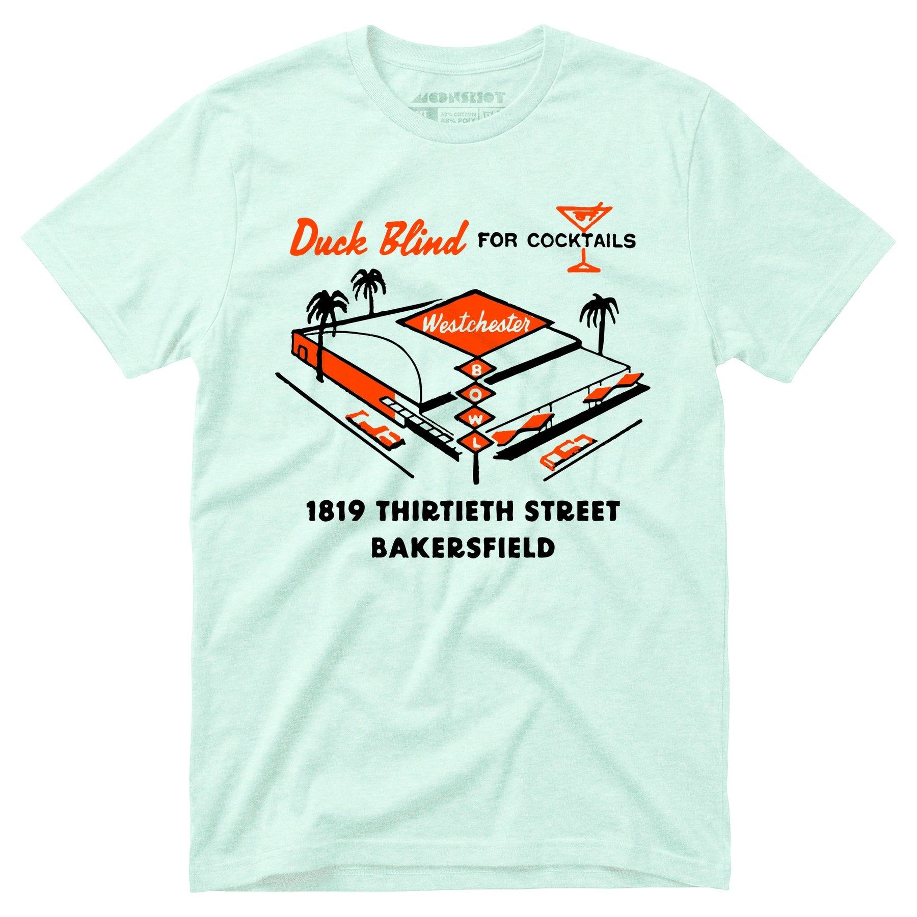 Westchester Bowl v2 - Bakersfield, CA - Vintage Bowling Alley - Unisex T-Shirt