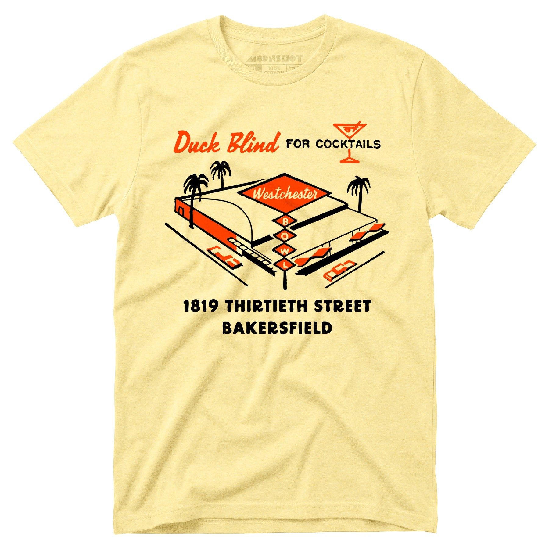 Westchester Bowl v2 - Bakersfield, CA - Vintage Bowling Alley - Unisex T-Shirt