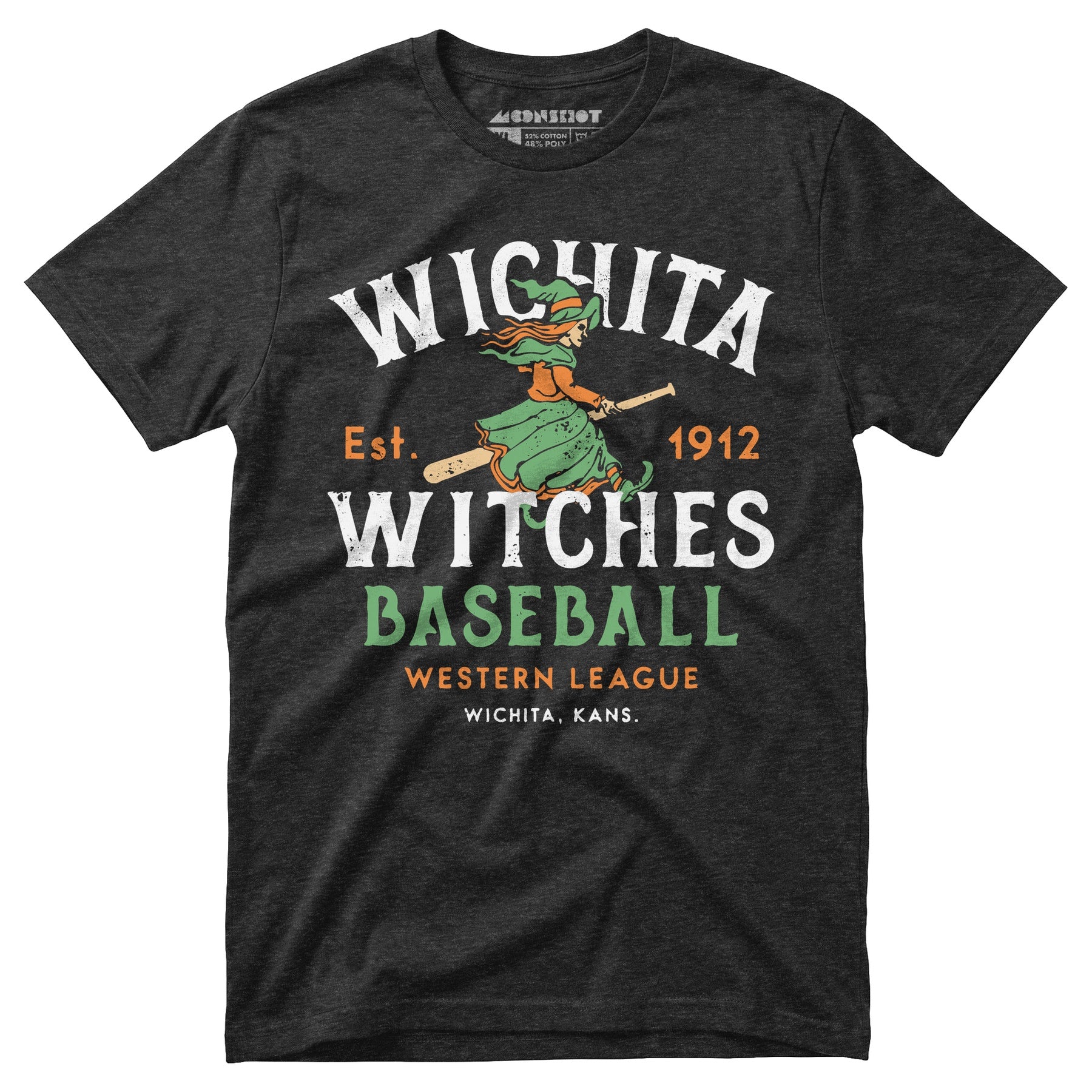 Wichita Witches - Kansas - Vintage Defunct Baseball Teams - Unisex T-Shirt