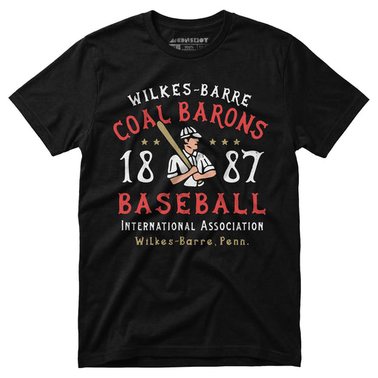 Wilkes-Barre Coal Barons - Pennsylvania - Vintage Defunct Baseball Teams - Unisex T-Shirt