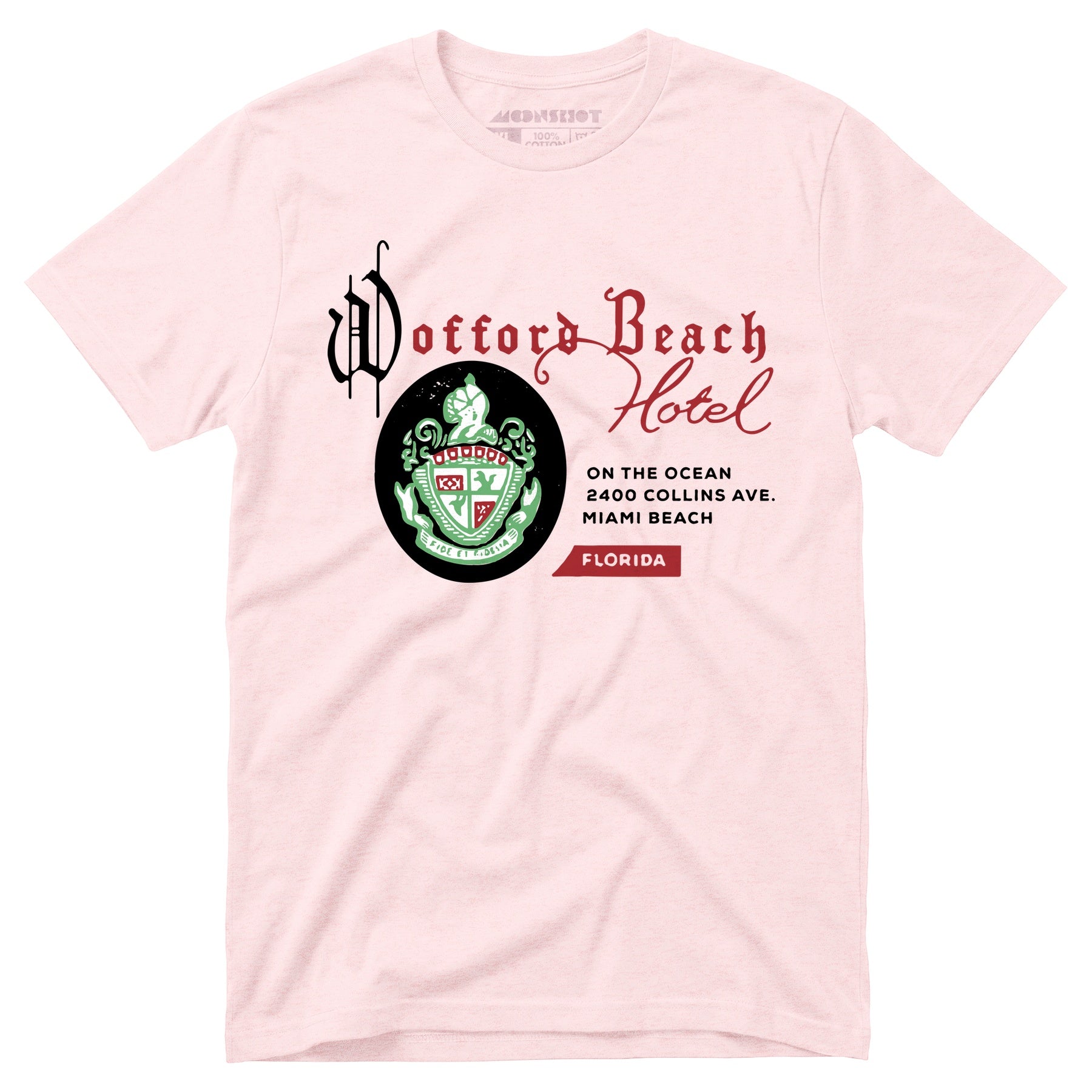 Wofford Beach Hotel - Miami, FL - Vintage Hotel - Unisex T-Shirt