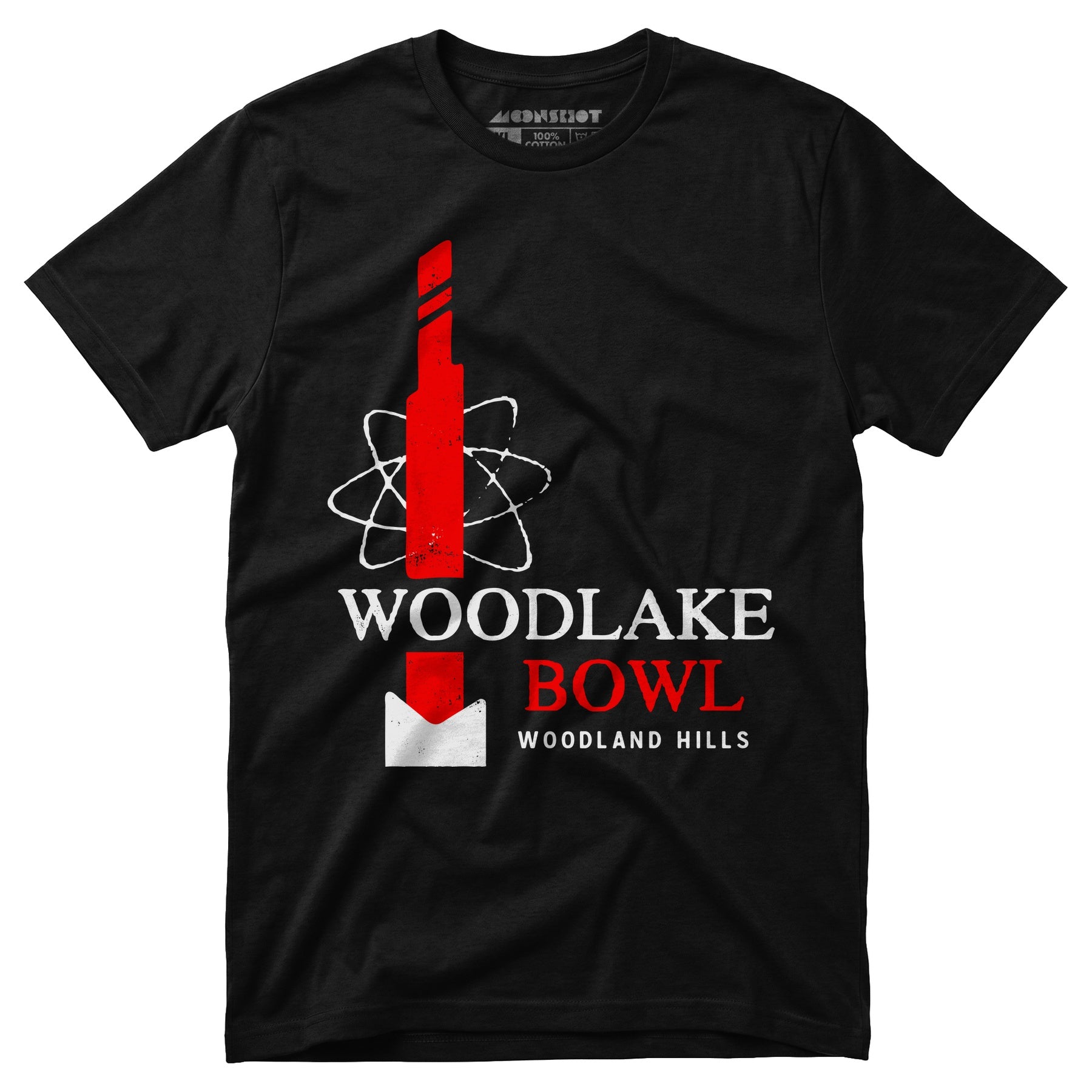 Woodlake Bowl - Woodland Hills, CA - Vintage Bowling Alley - Unisex T-Shirt
